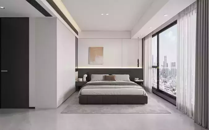 Modern bedroom