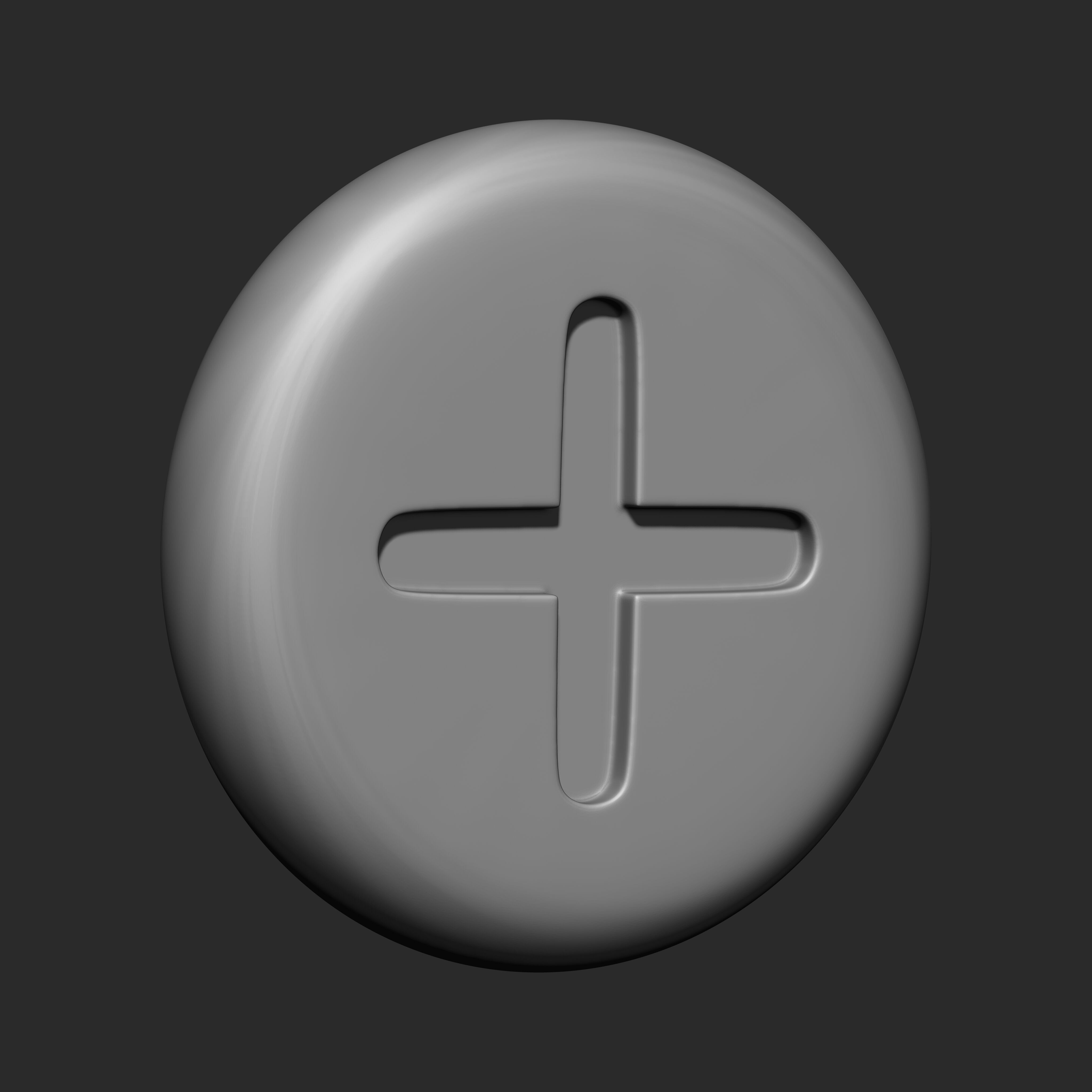 Stylized Game buttons IMM Brushes 13 in one 3D model_18