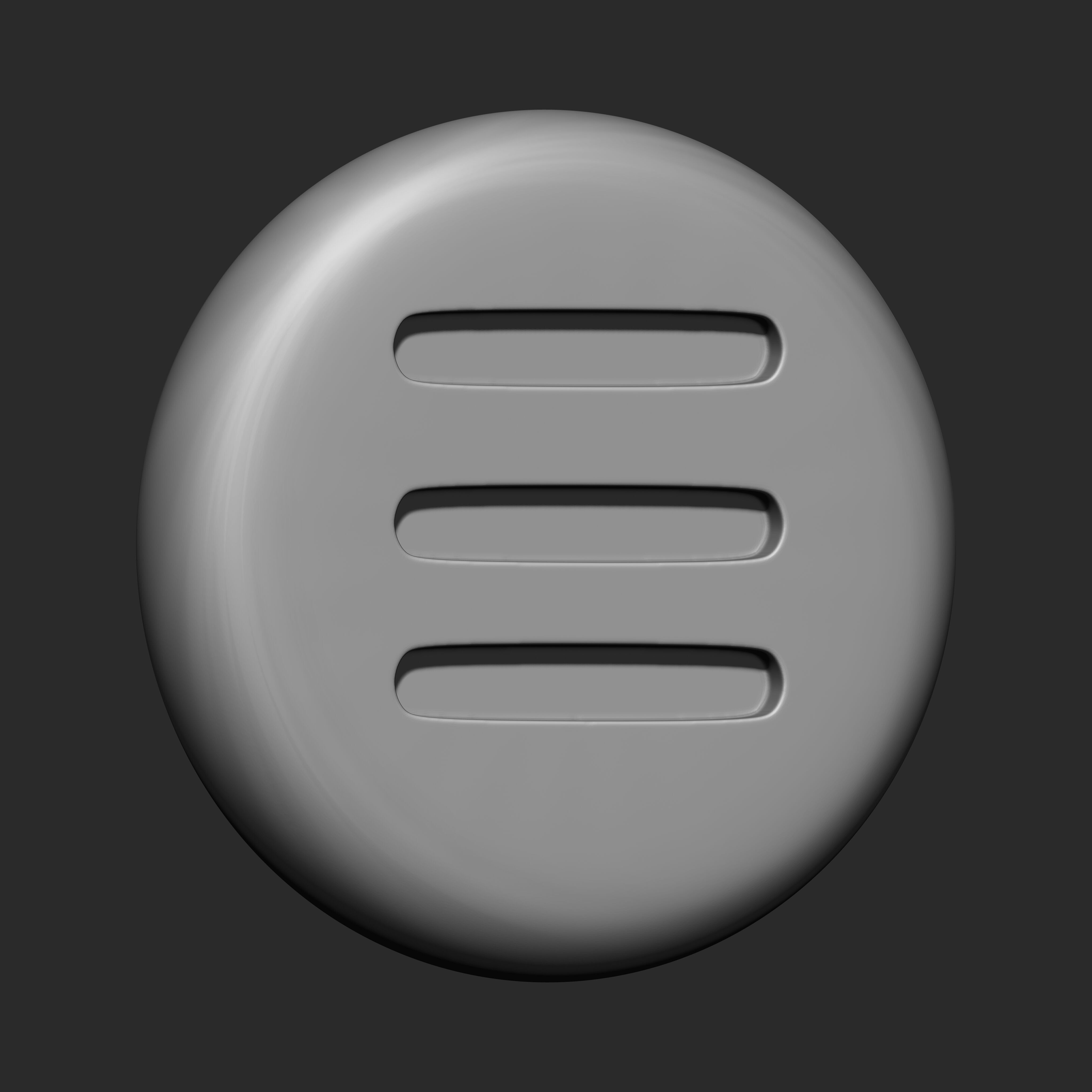 Stylized Game buttons IMM Brushes 13 in one 3D model_16