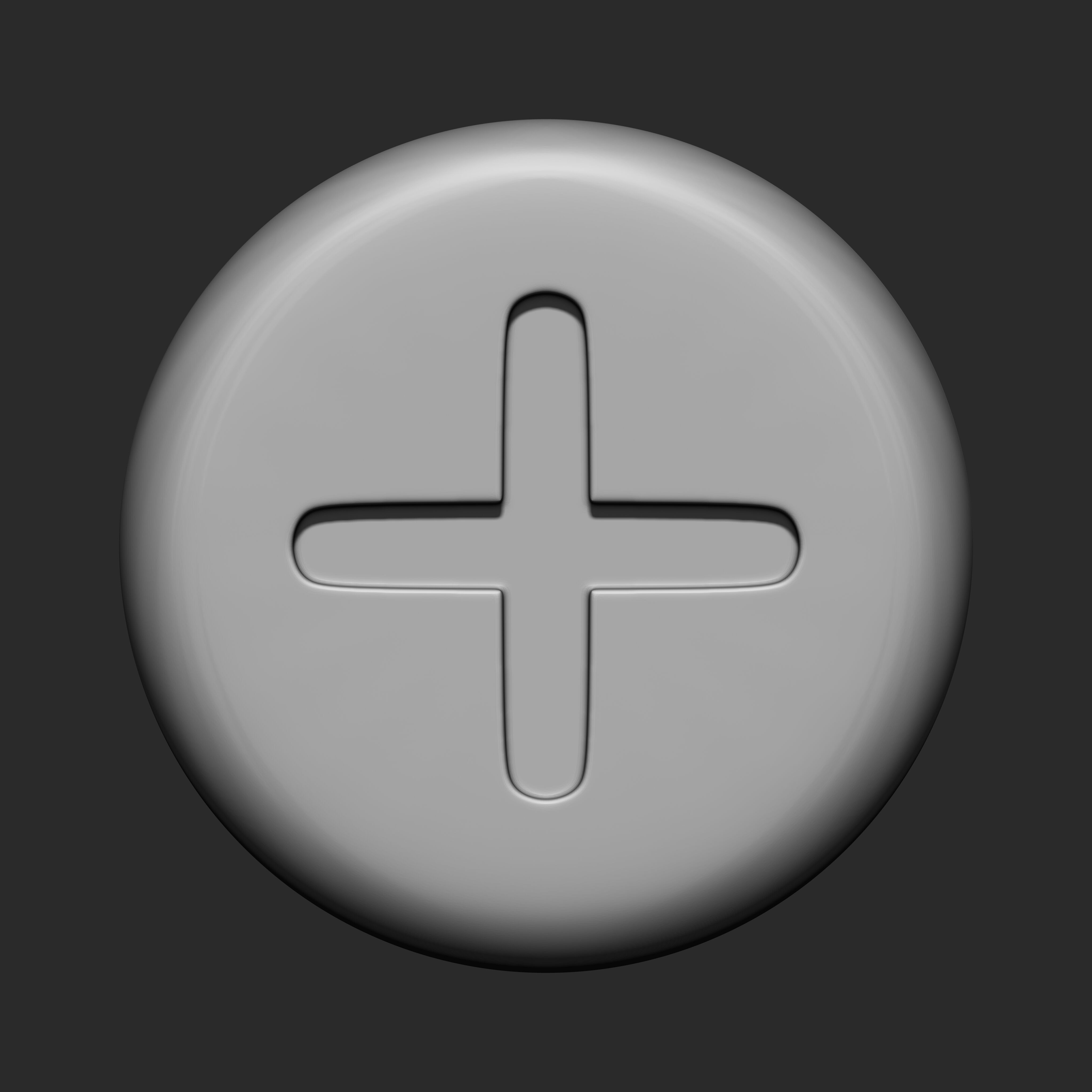 Stylized Game buttons IMM Brushes 13 in one 3D model_11