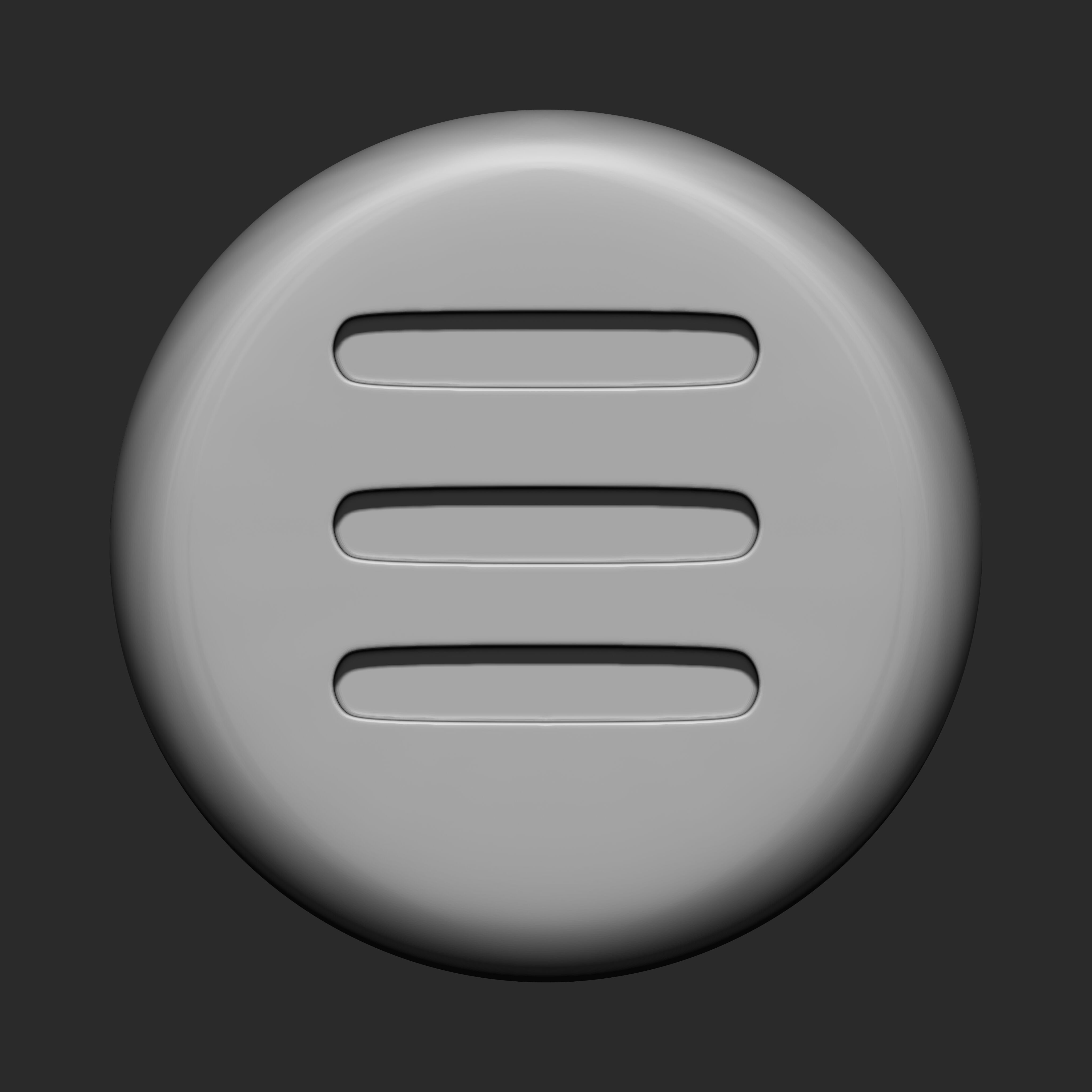 Stylized Game buttons IMM Brushes 13 in one 3D model_23