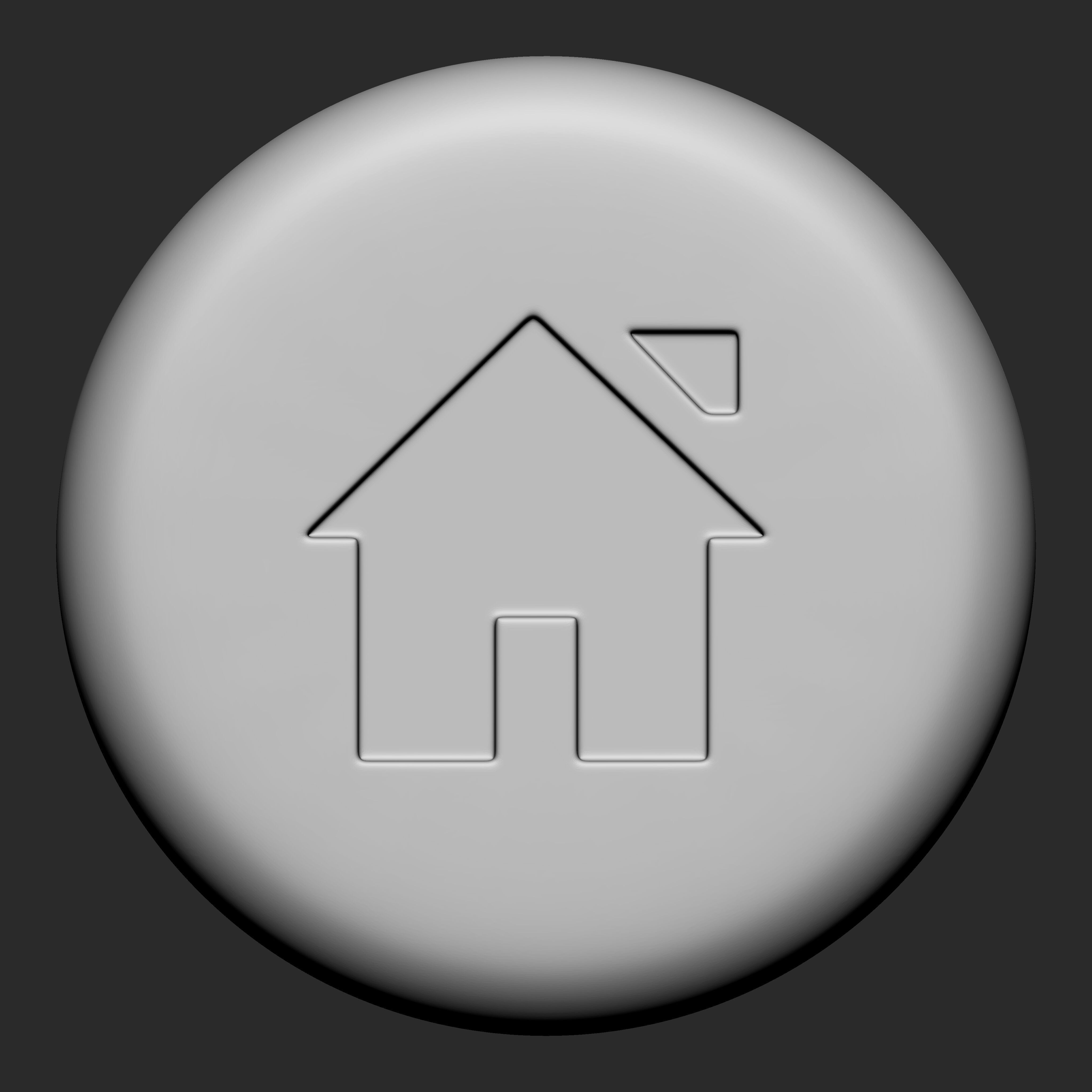 Stylized Game buttons IMM Brushes 13 in one 3D model_17