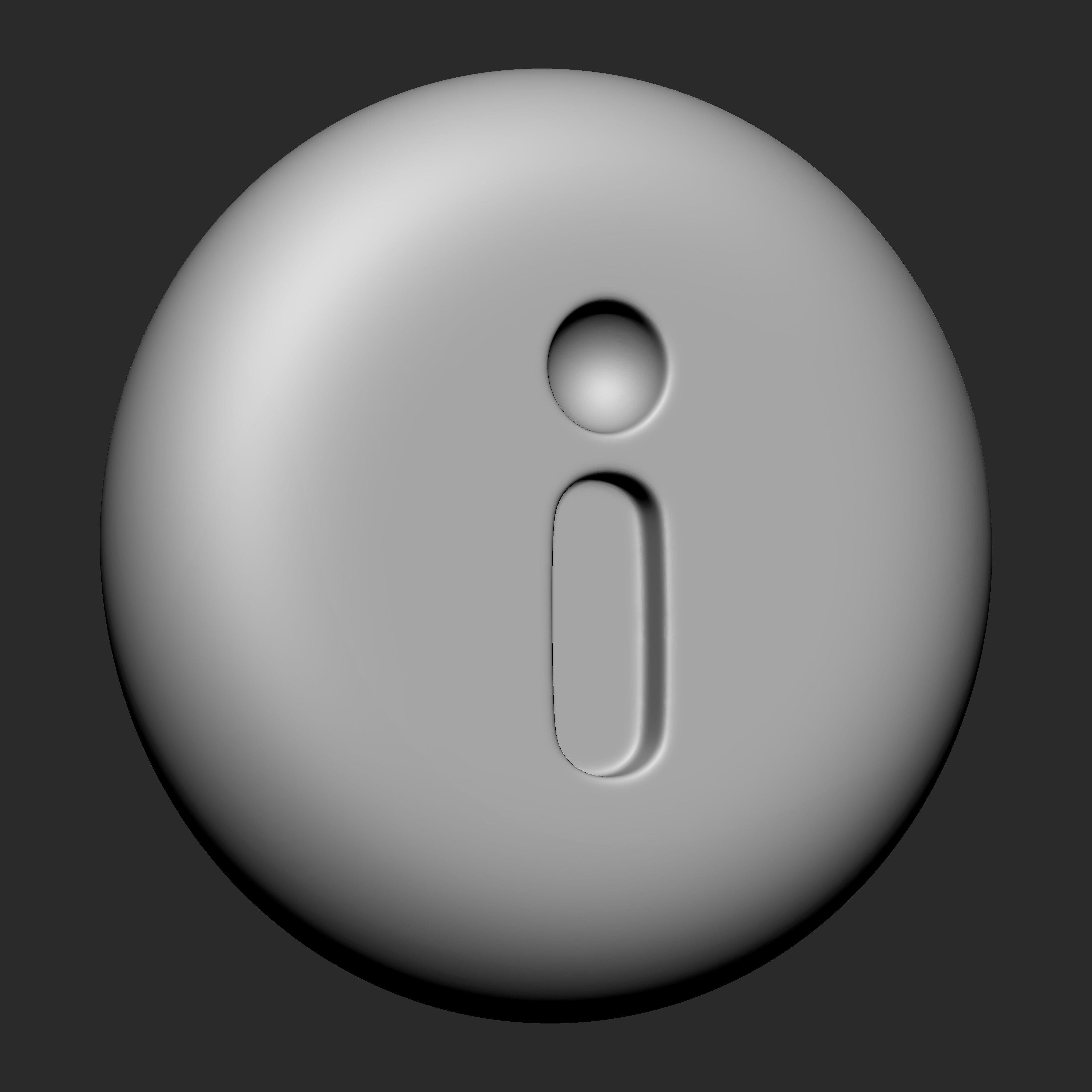 Stylized Game buttons IMM Brushes 13 in one 3D model_14