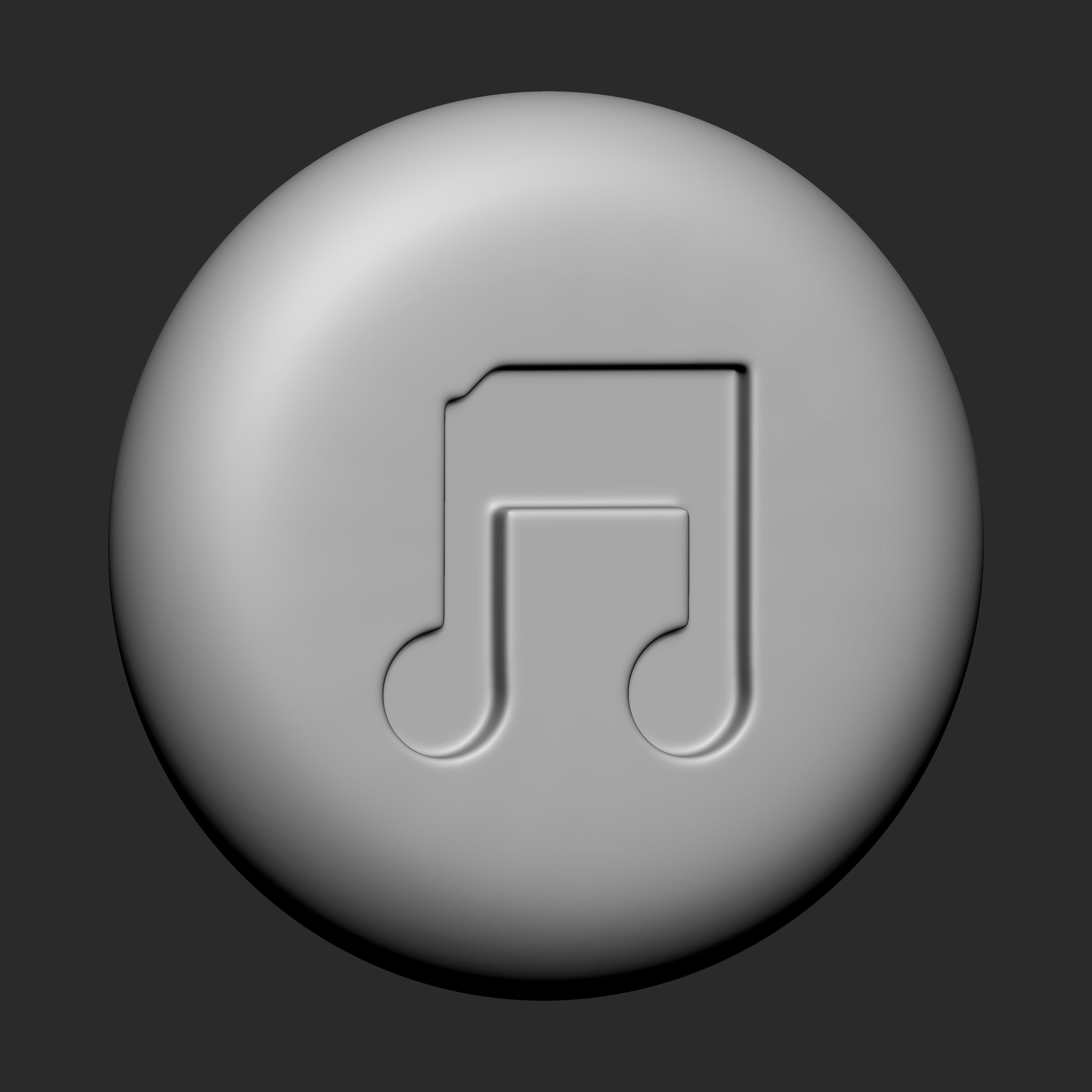 Stylized Game buttons IMM Brushes 13 in one 3D model_7