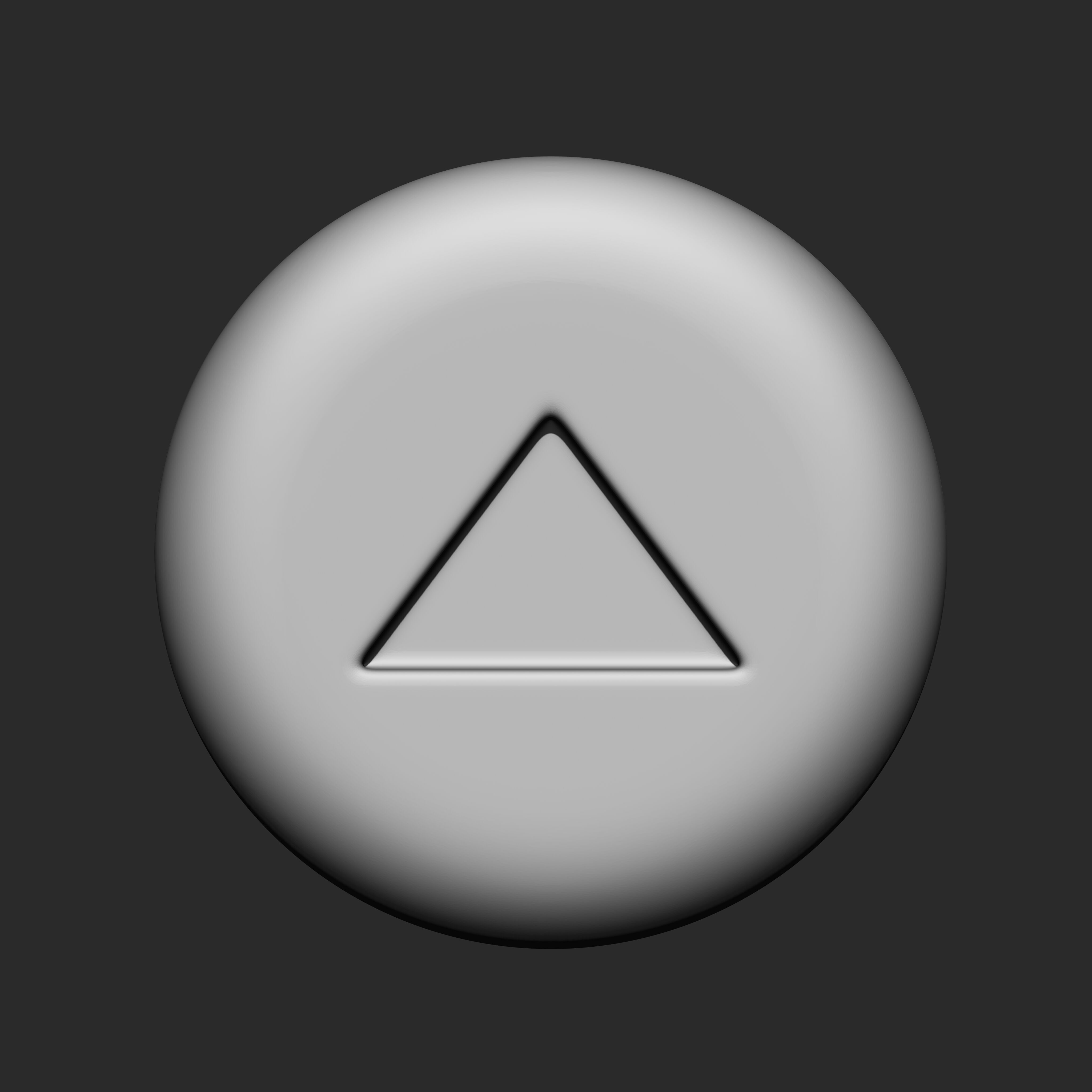 Stylized Game buttons IMM Brushes 13 in one 3D model_1