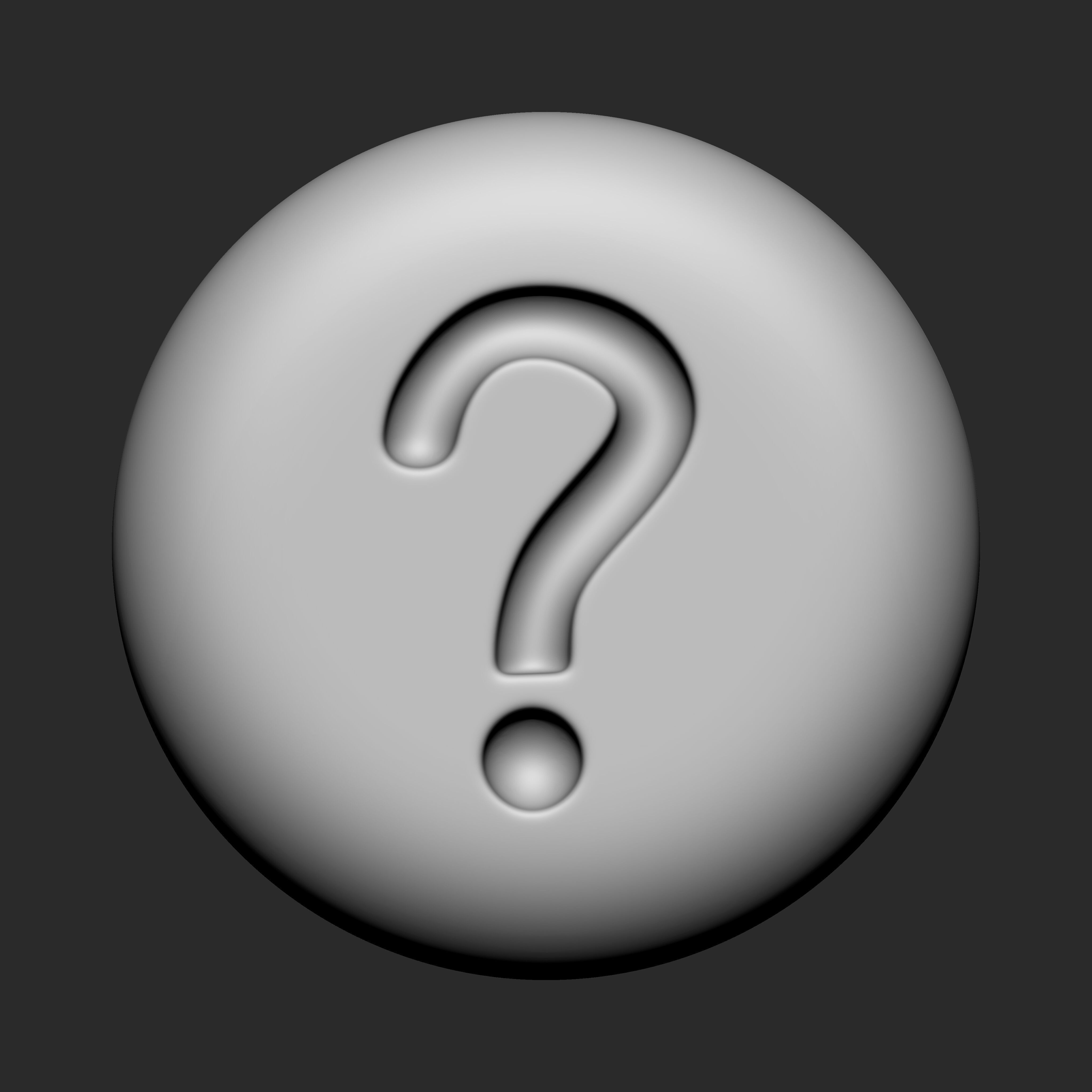 Stylized Game buttons IMM Brushes 13 in one 3D model_8