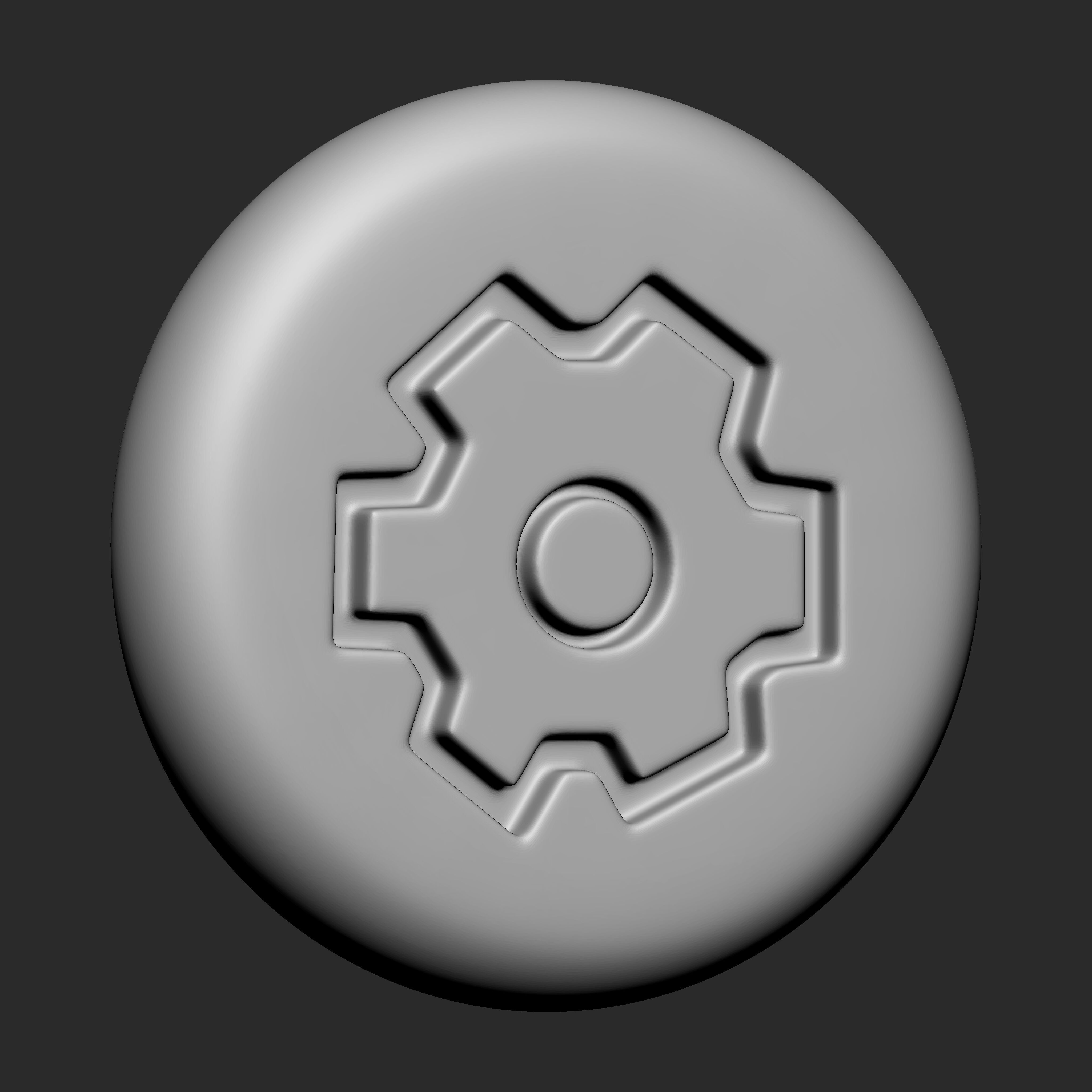 Stylized Game buttons IMM Brushes 13 in one 3D model_26