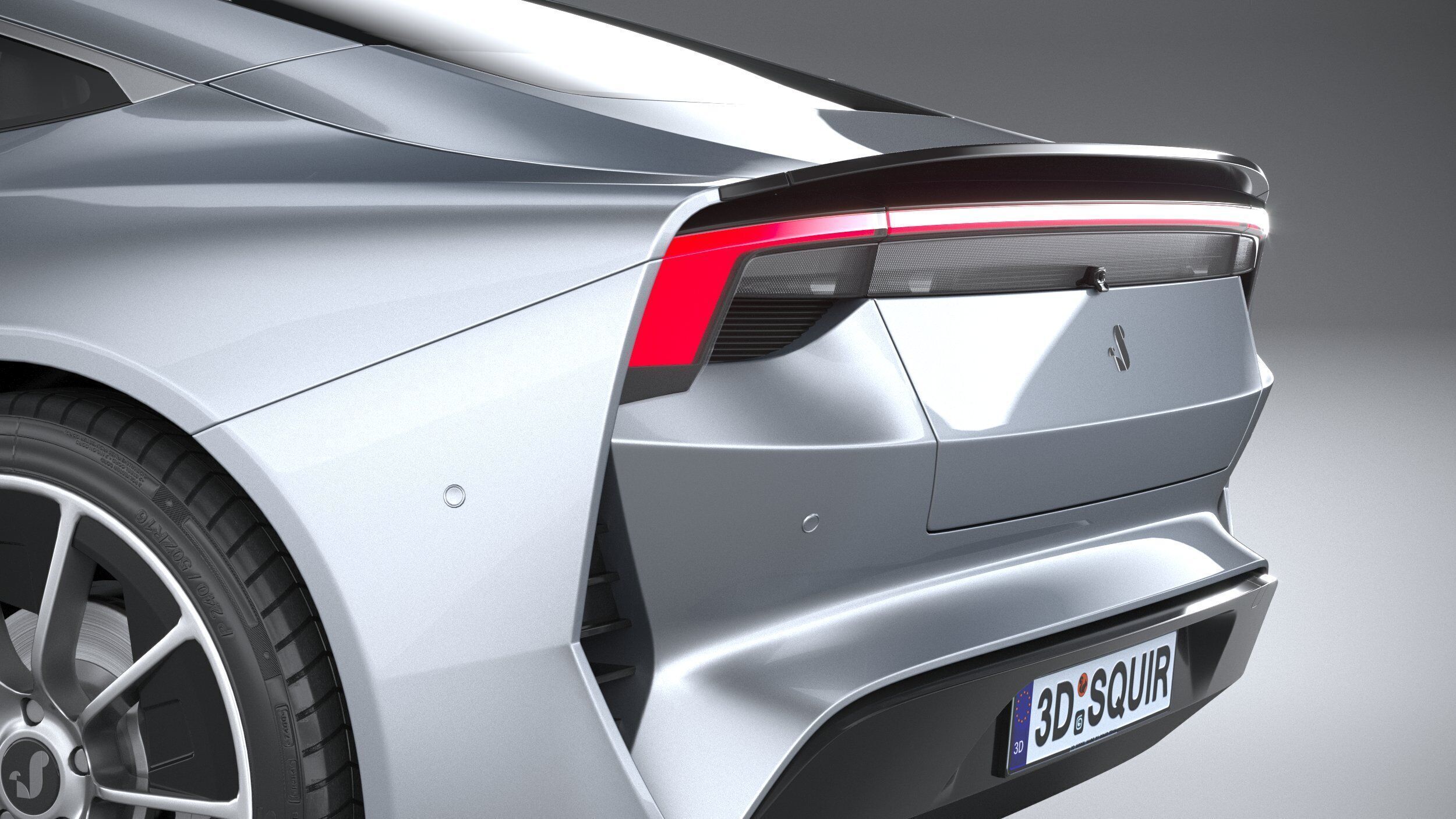 Generic Sedan v1 2025 3D model_6