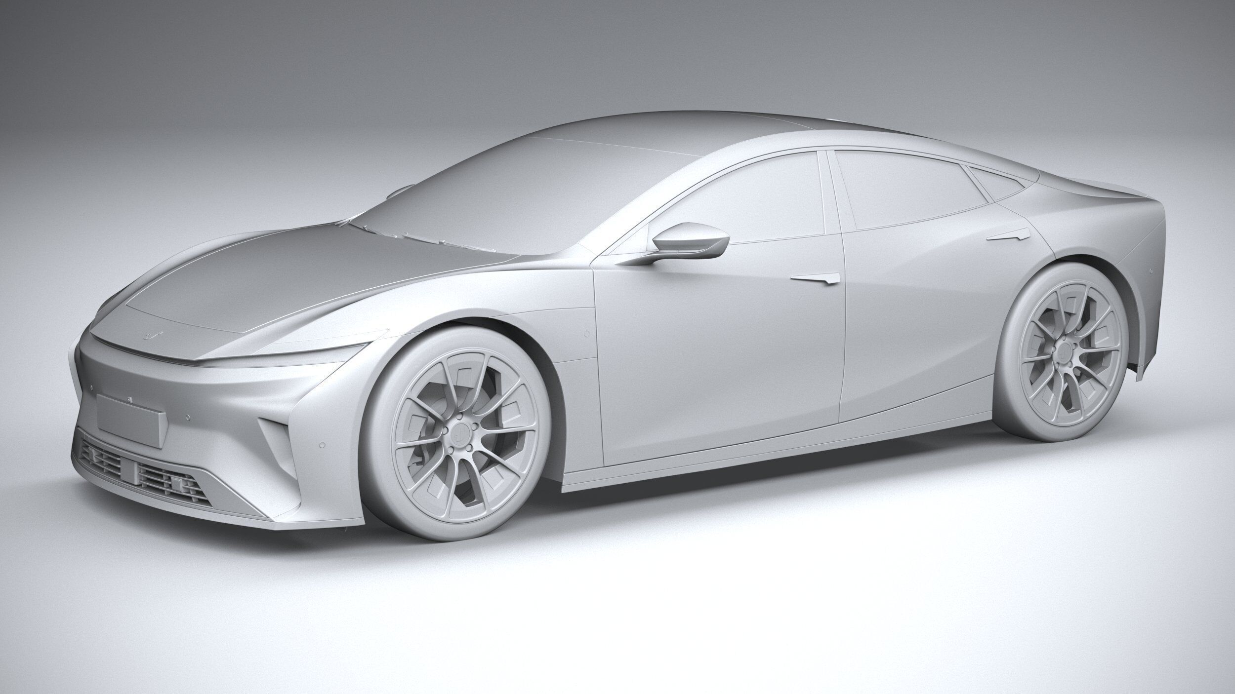 Generic Sedan v1 2025 3D model_19