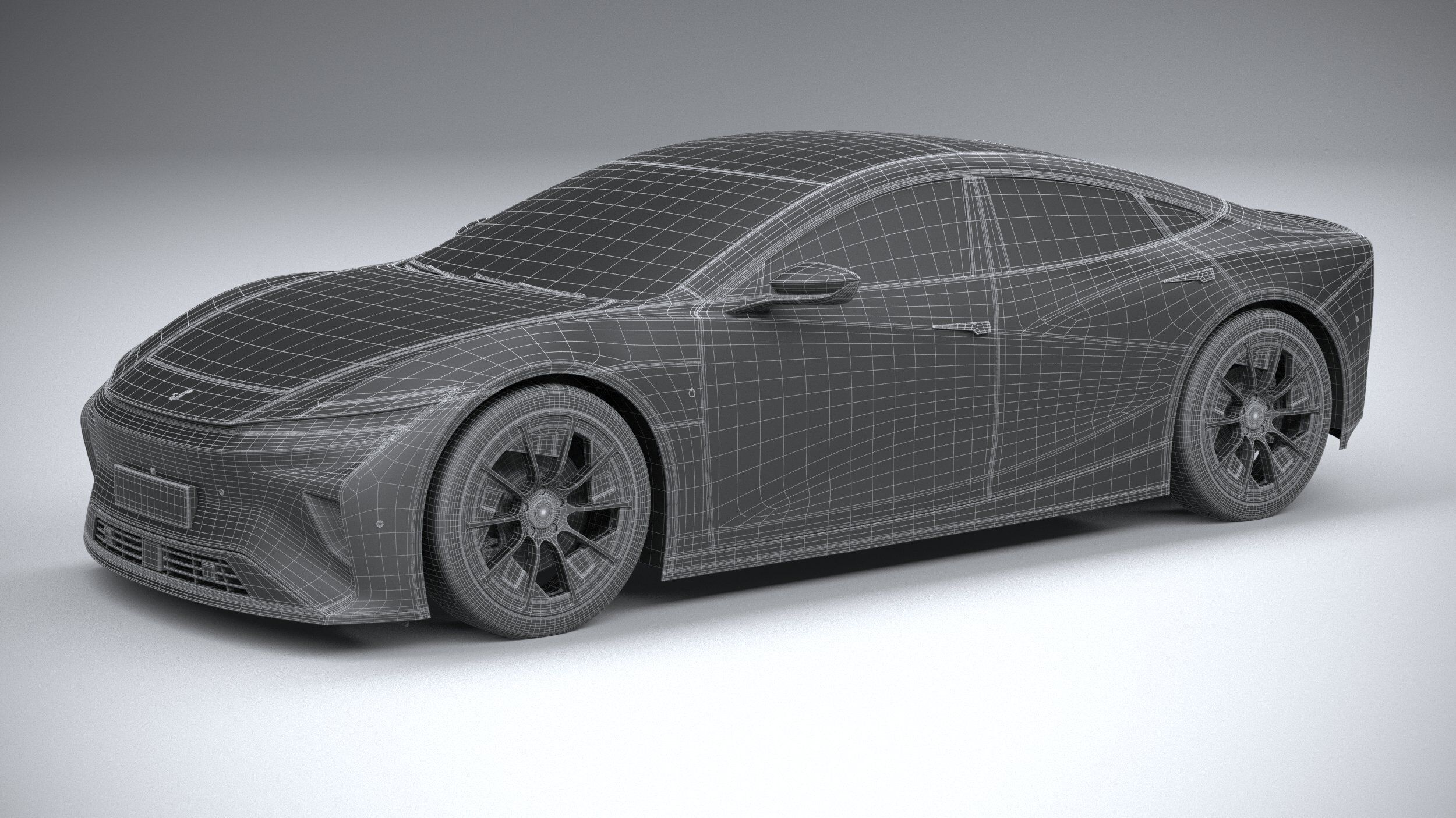 Generic Sedan v1 2025 3D model_28