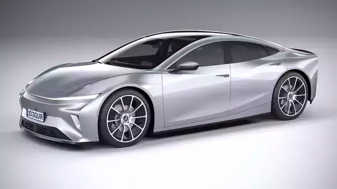 Generic Sedan v1 2025 3D model Generic Sedan v1 2025 3D model