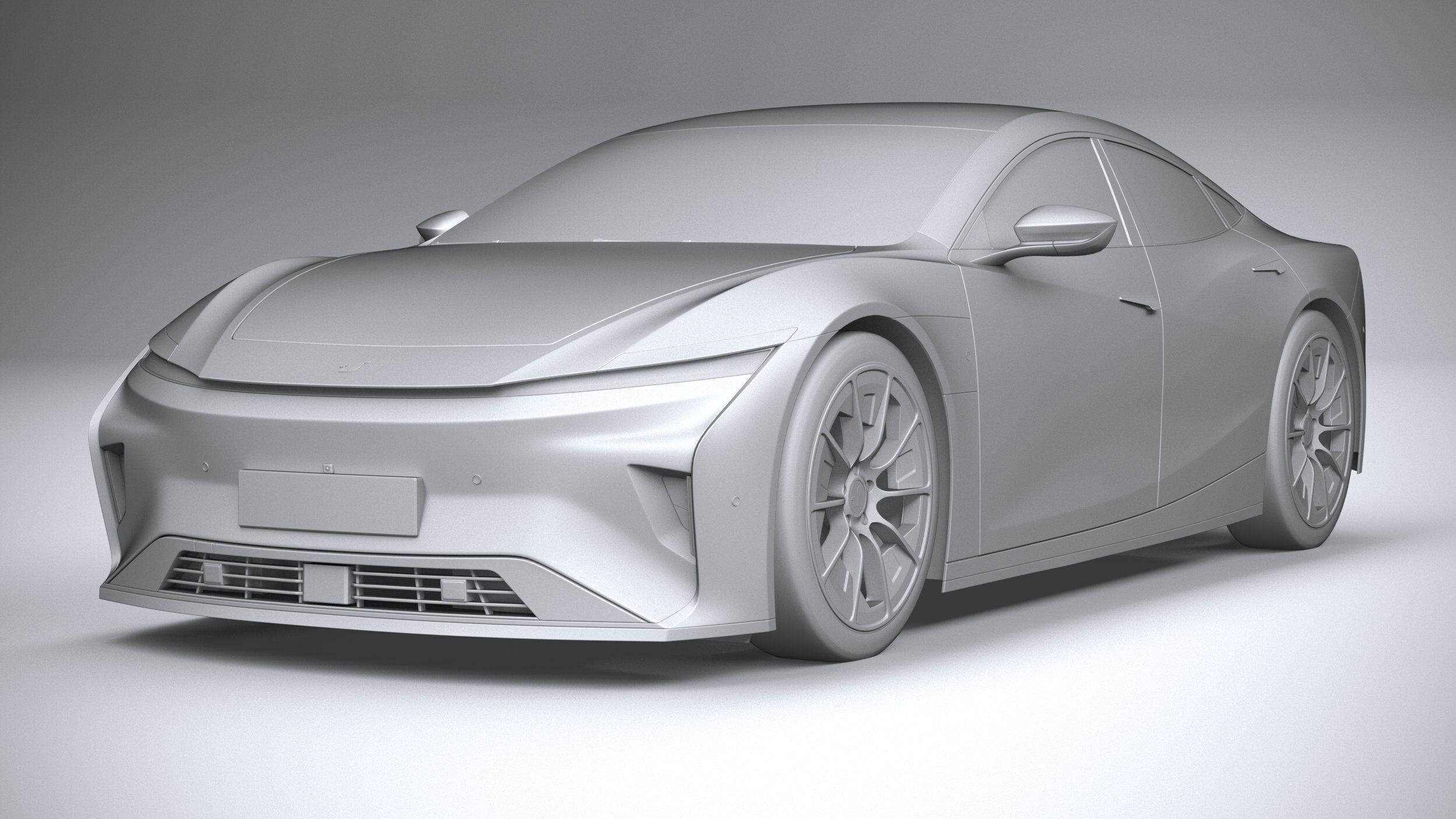 Generic Sedan v1 2025 3D model_20