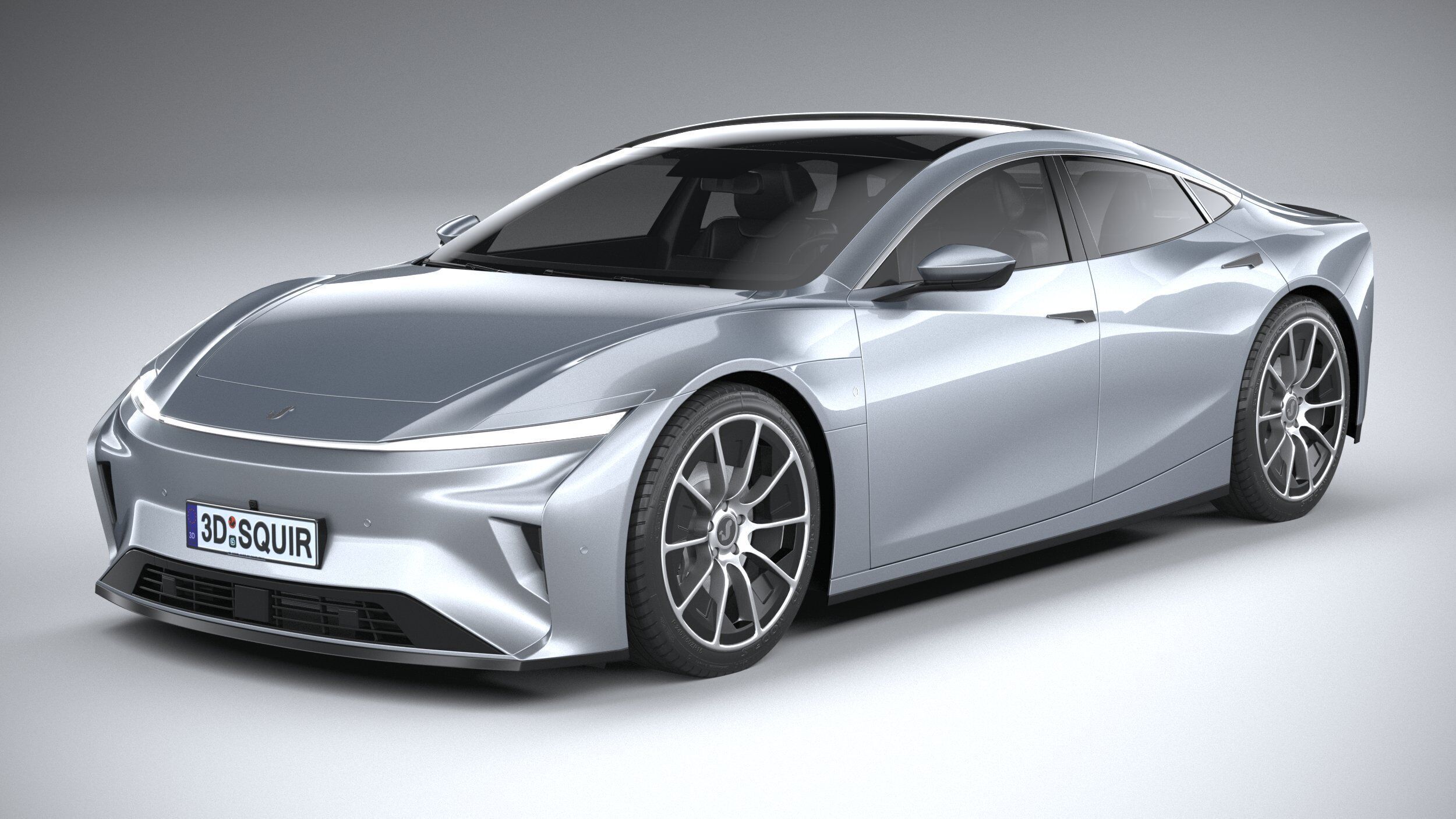 Generic Sedan v1 2025 3D model_1