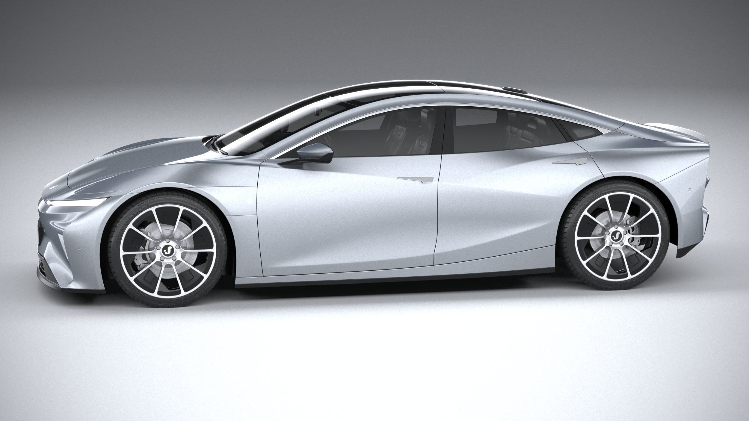 Generic Sedan v1 2025 3D model_8