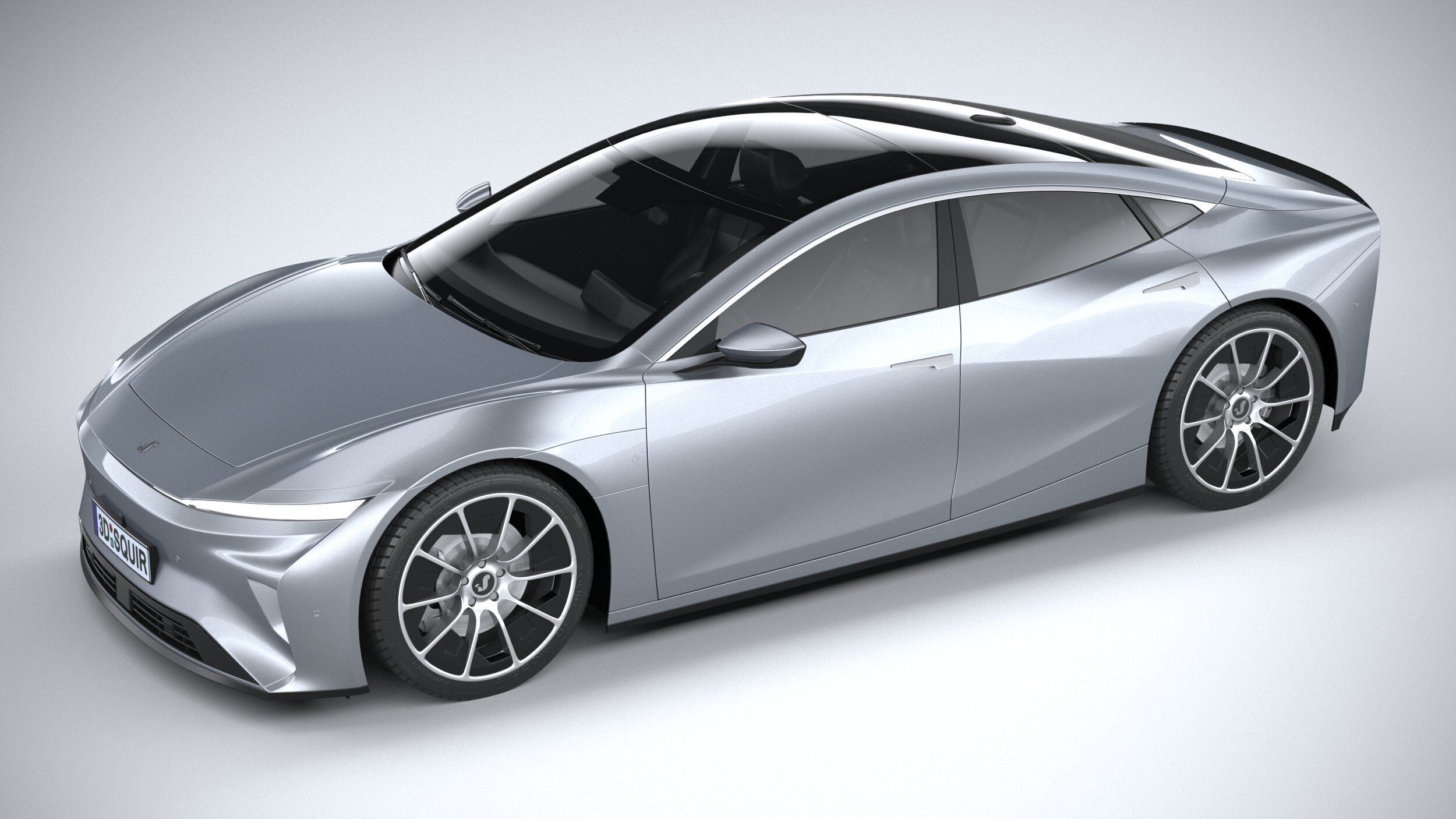 Generic Sedan v1 2025 3D model_7