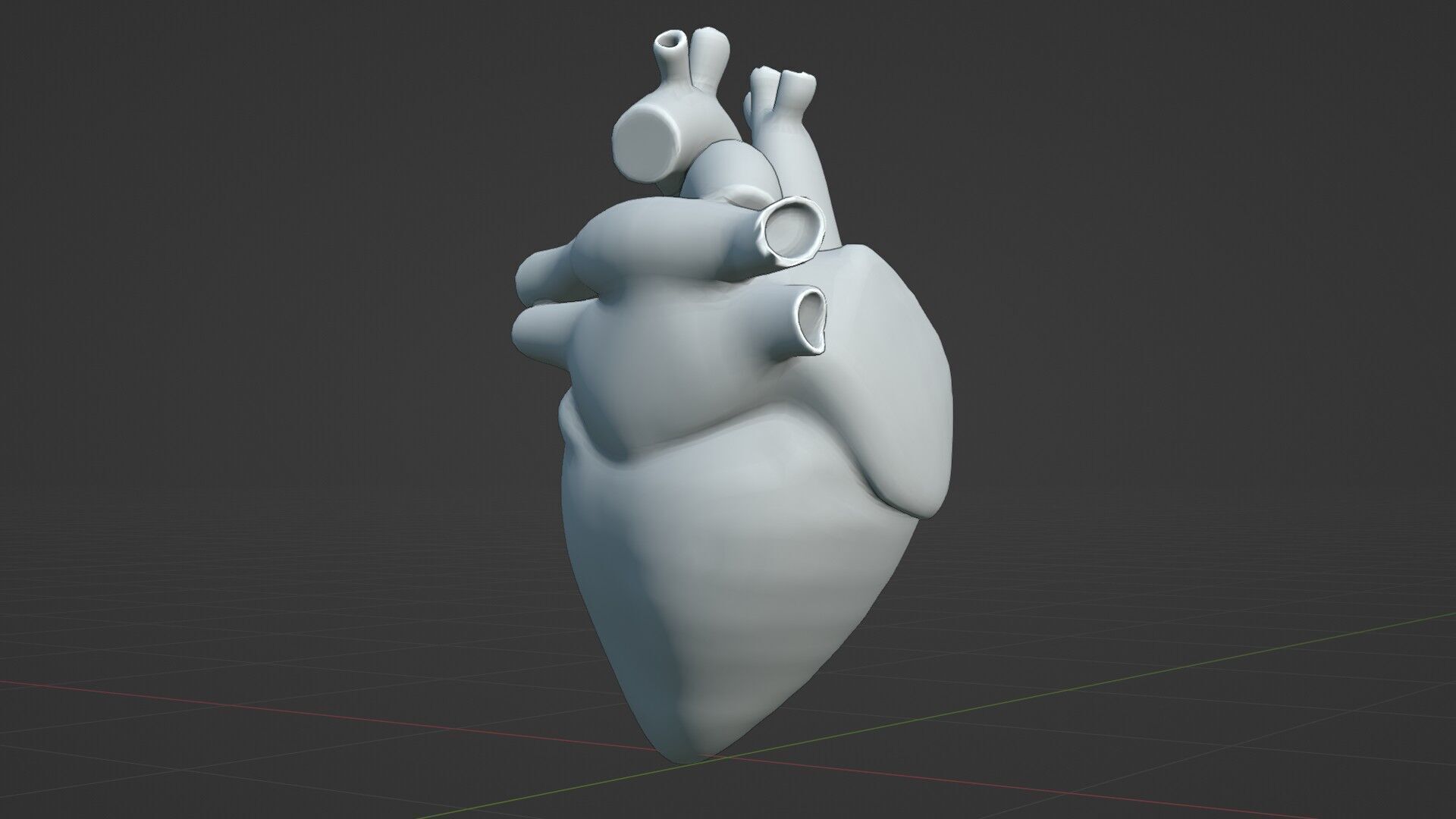 Cybernetic Heart 3D Model SciFi Biomechanical Asset 3D model_23