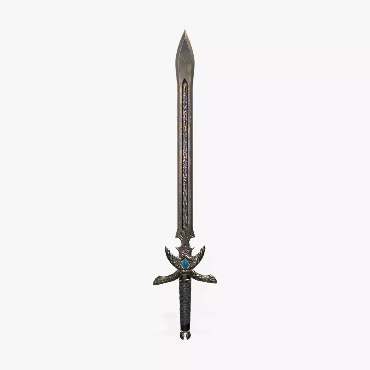 Fantasy Sword V01 Low-poly 3D model_0