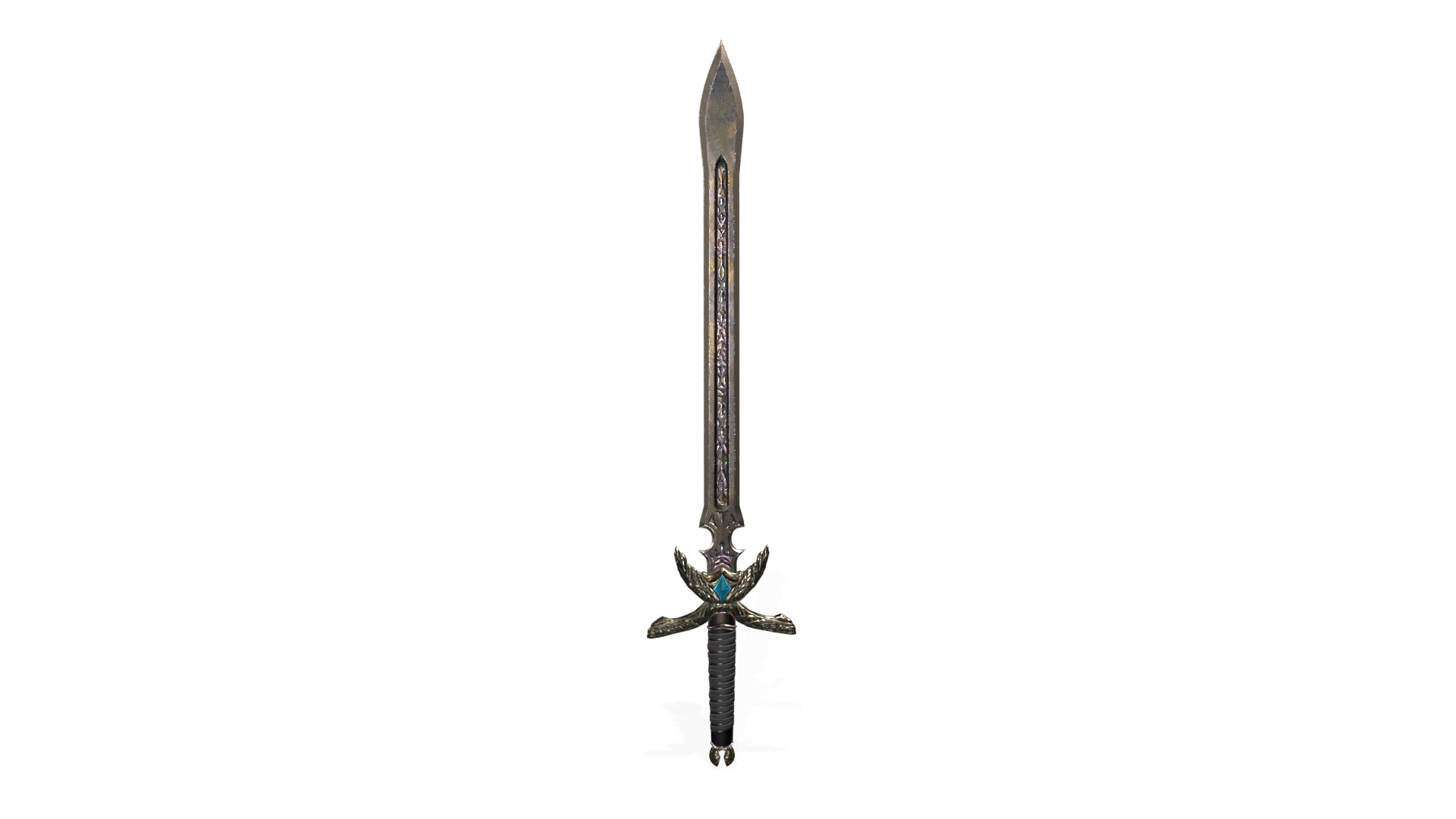 Fantasy Sword V01 Low-poly 3D model_10