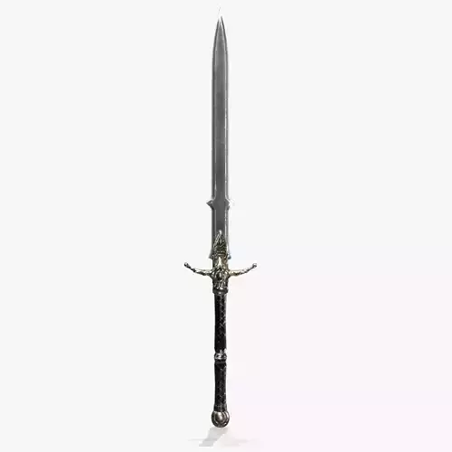 Fantasy Sword V04 Low-poly 3D model