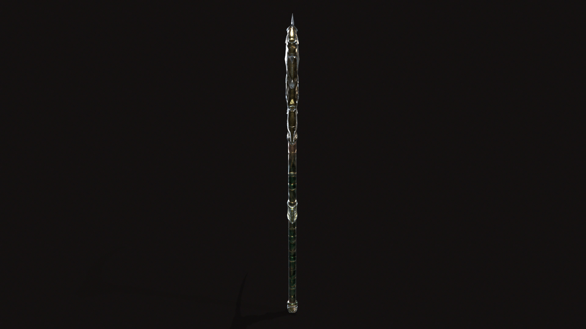 Fantasy Scythe V01 Low-poly 3D model_8