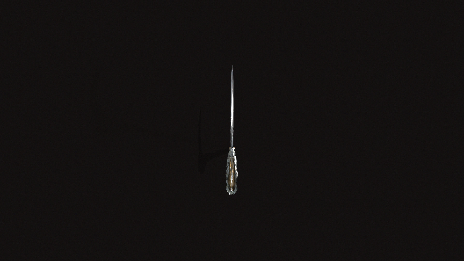 Fantasy Scythe V01 Low-poly 3D model_5