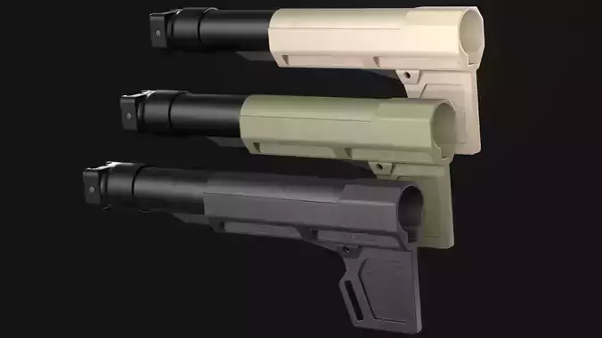 Shockwave Blade 2M Pistol Stabilizer - Pistol Brace - Game Asset