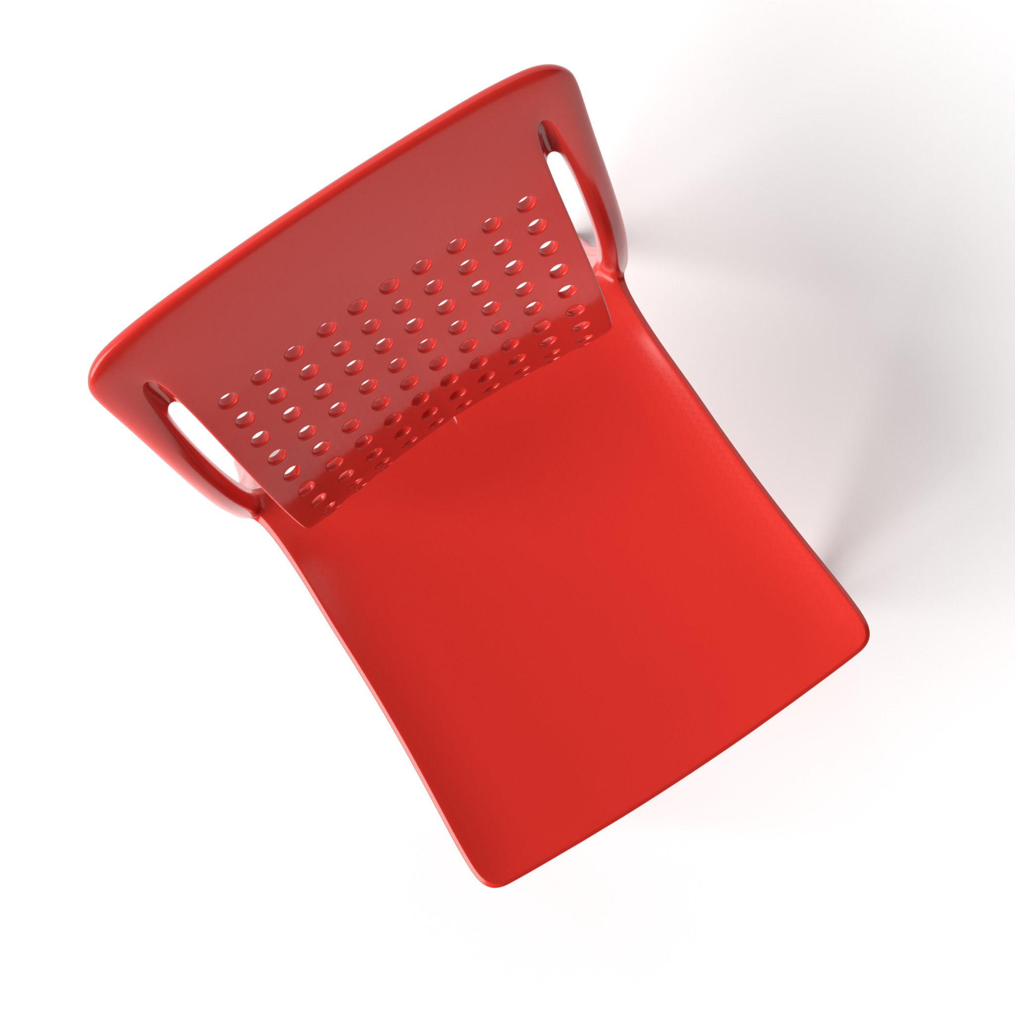 Plastic Chair 3D Model  Low-poly 3D model_3