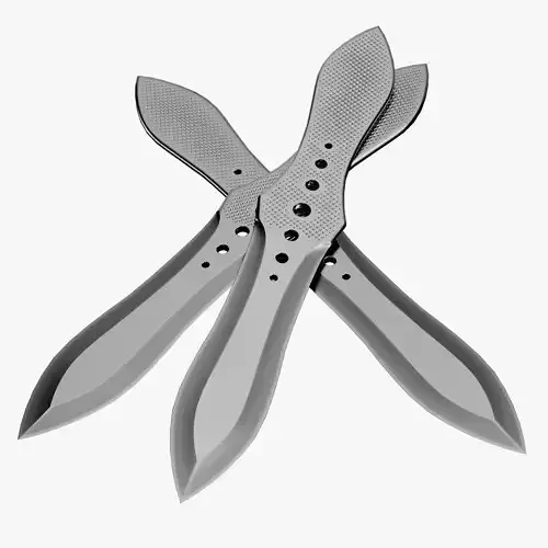 Knife Low-poly 3D model