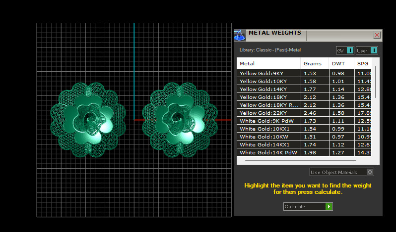  DUBAI DESIGN EARRING 3D PRINTABLE MODEL  3D print model_2