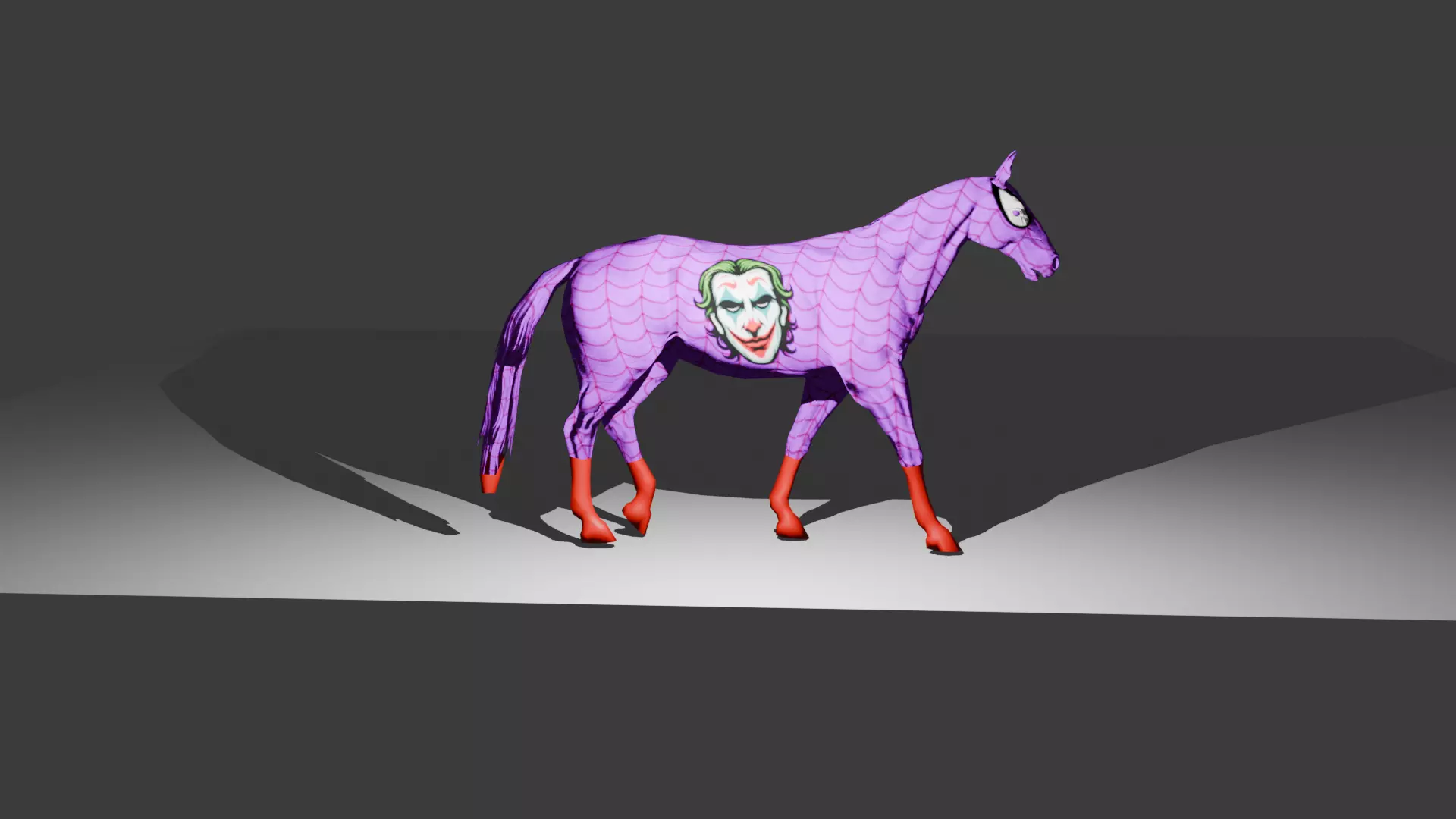 horse 3d modle yousing animasion real world Free low-poly 3D model