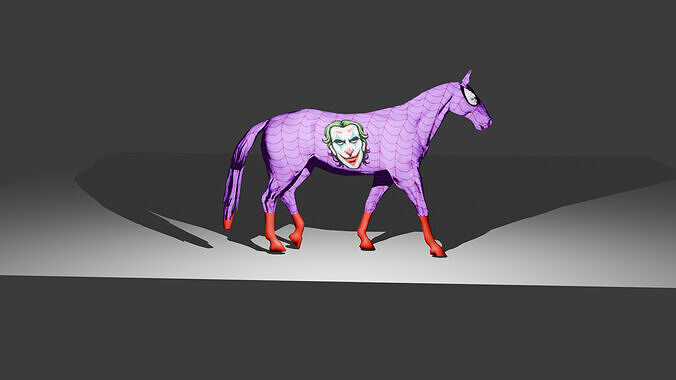horse 3d modle yousing animasion real world Free low-poly 3D model
