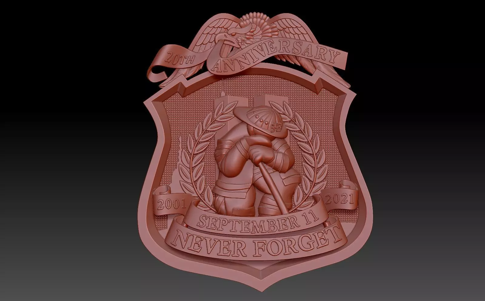 Never Forget 3D print model