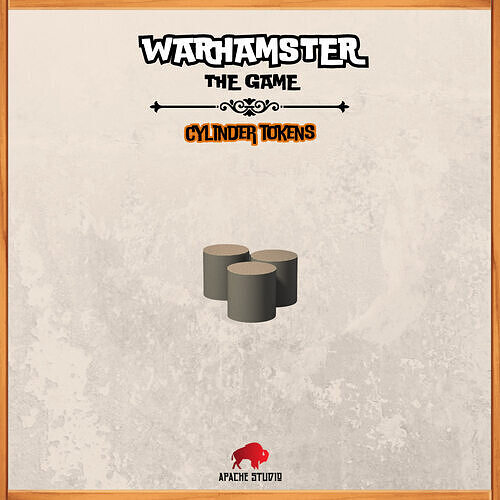 Cylinder Tokens  3D print model