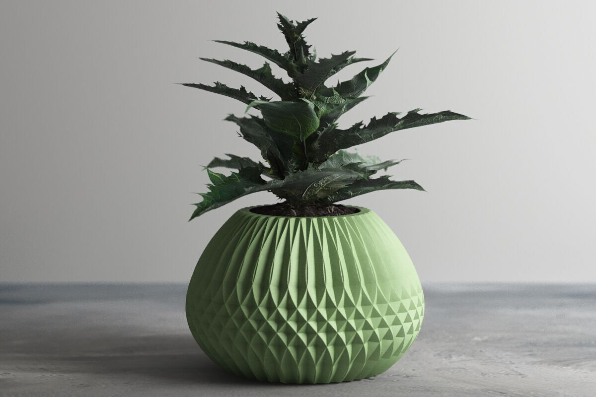 vase 3d print 370 3D print model_2