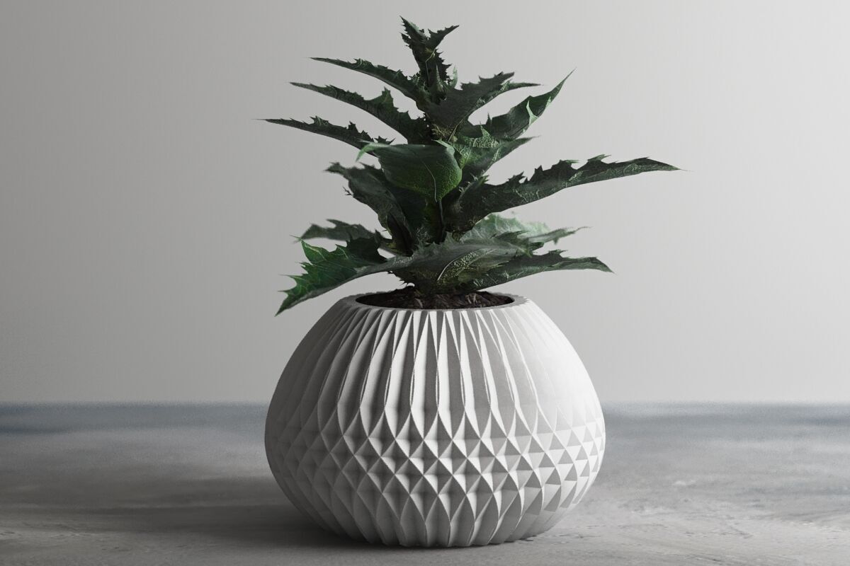 vase 3d print 370 3D print model_1