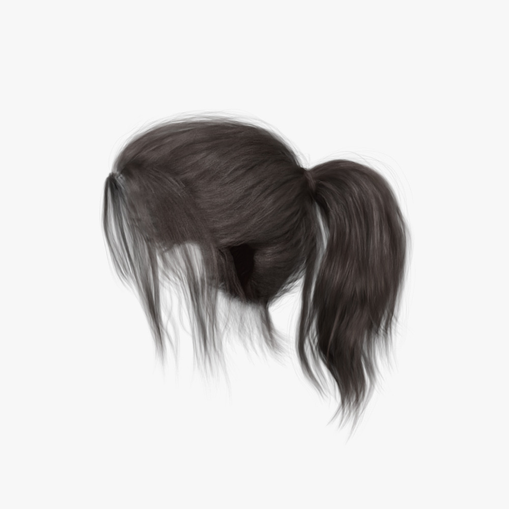 Persian Beauty Belly Dancer Rigged Animated Low-poly 3D model_11