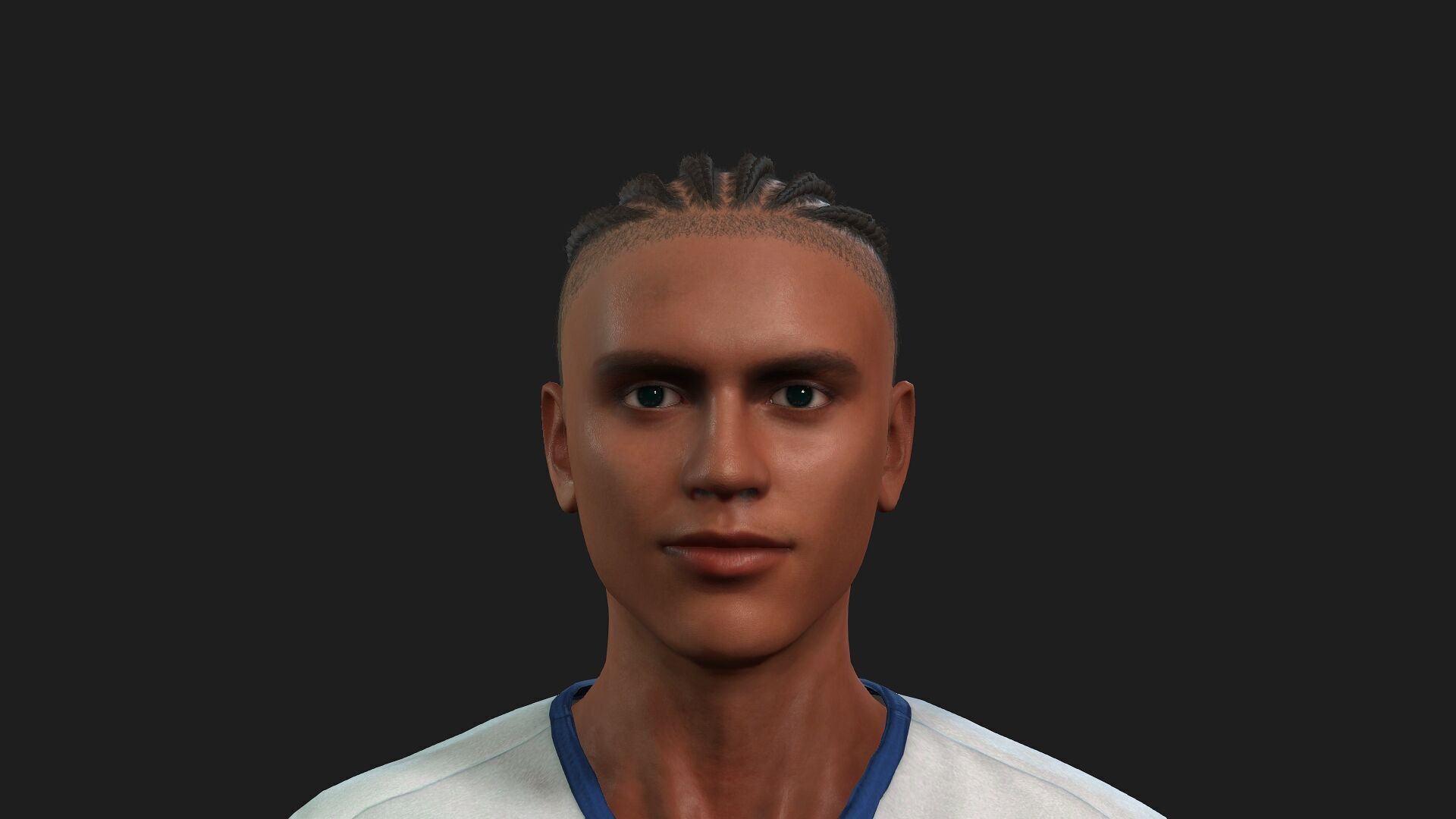 Realistic Black Male 3D Model Fully Rigged And Textured 3D model_6