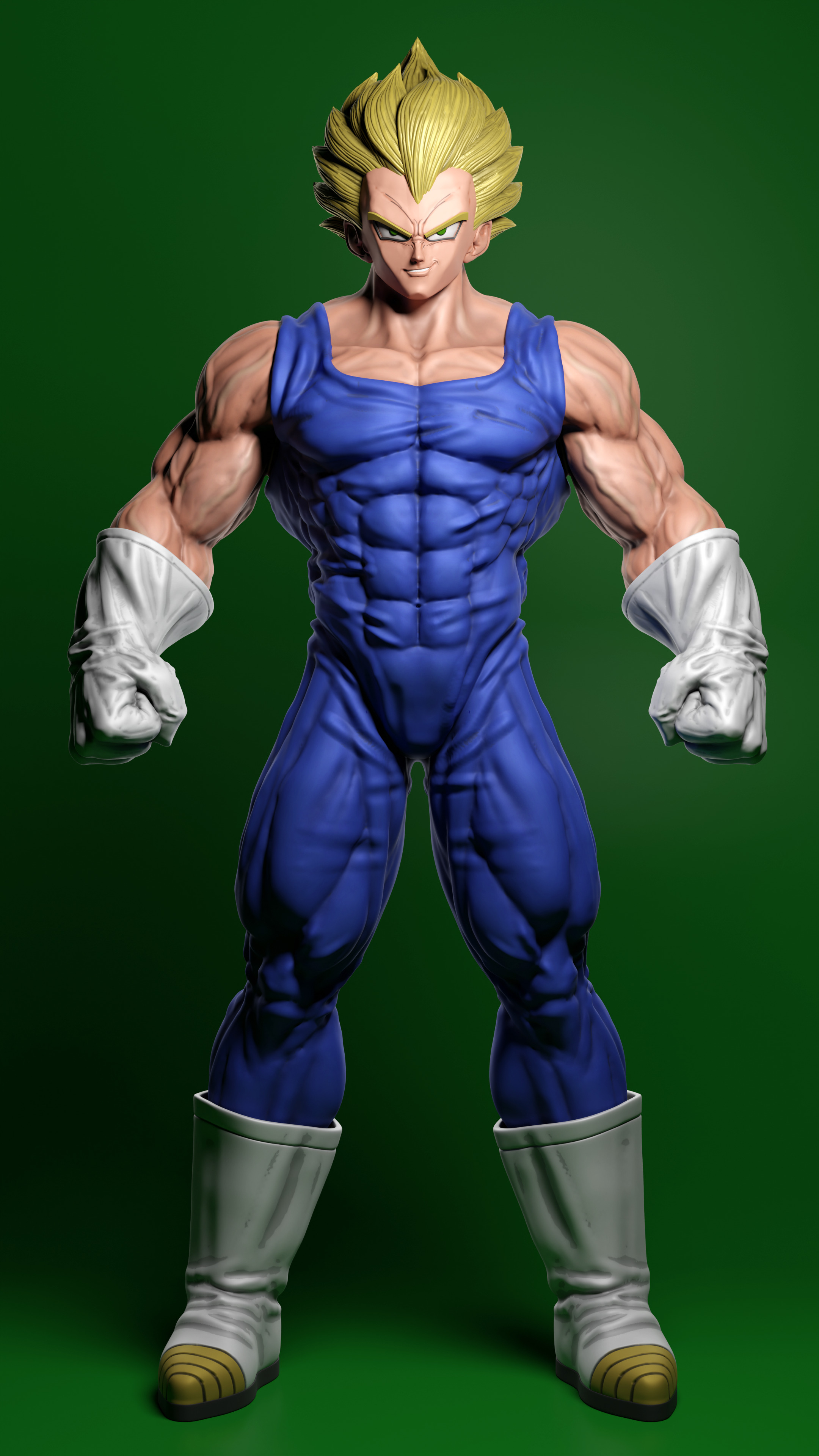 Vegeta 3D print model_2