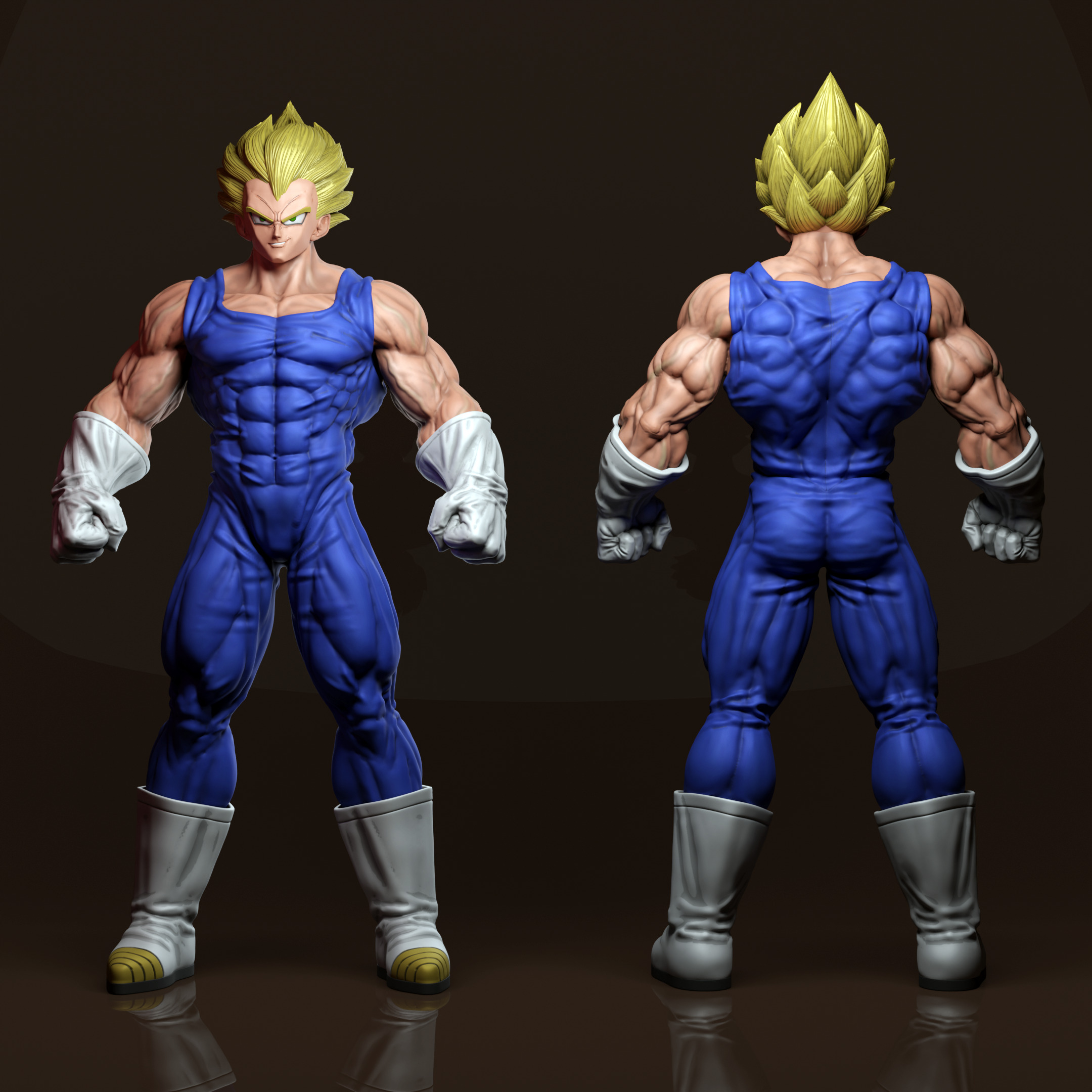 Vegeta 3D print model_1