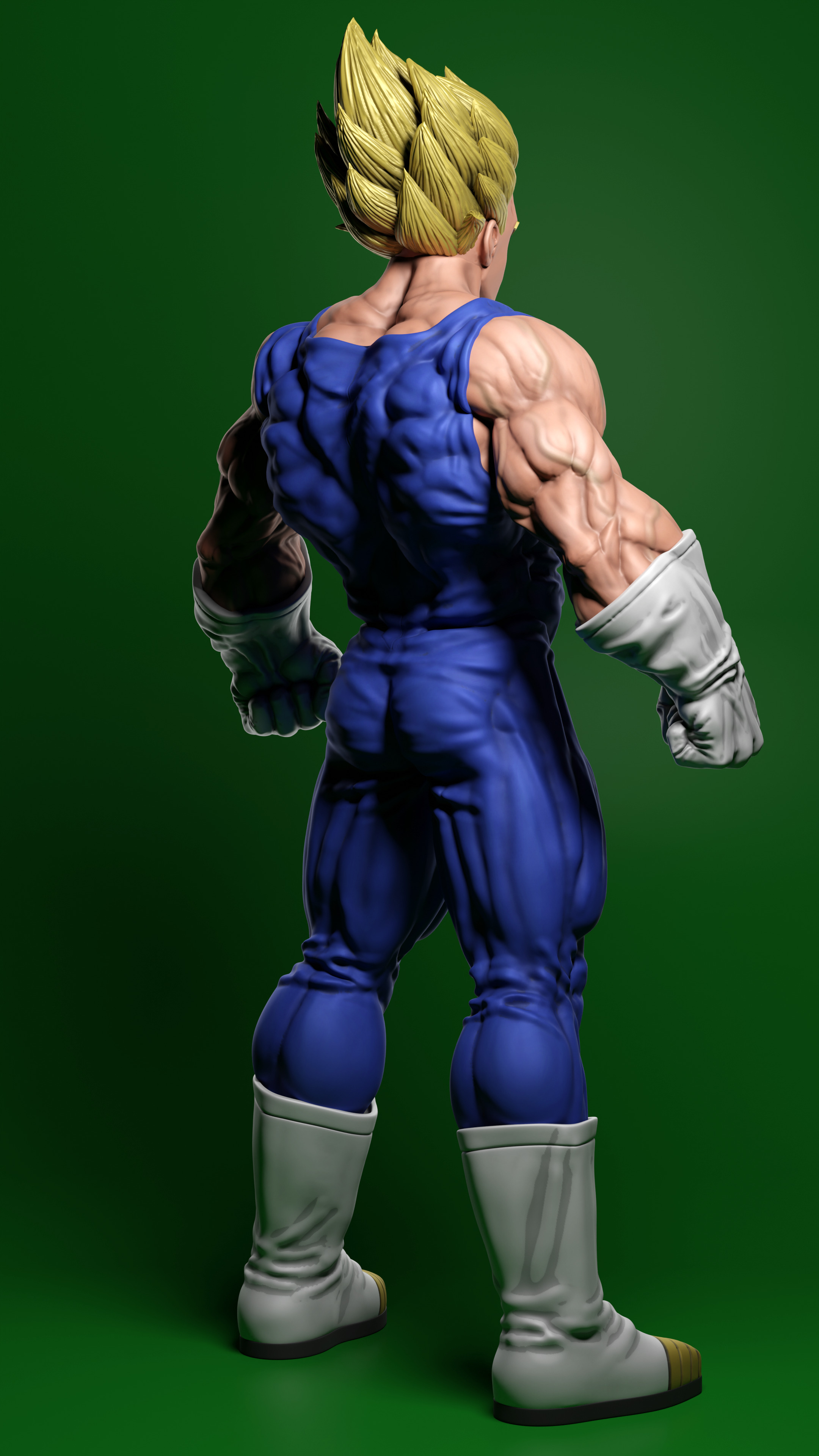 Vegeta 3D print model_5