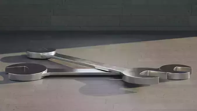 Spanner Wrench 3D model