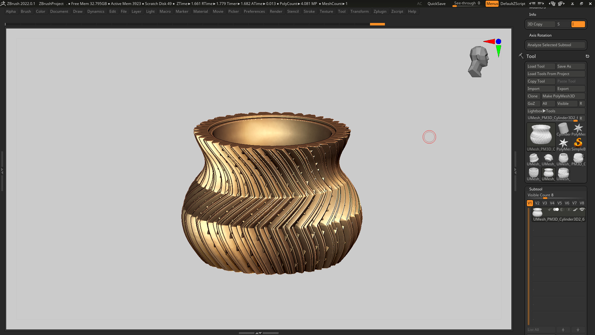vase 3d print 365  3D print model_4