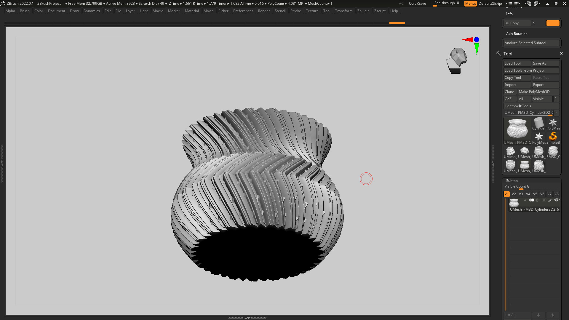 vase 3d print 365  3D print model_7
