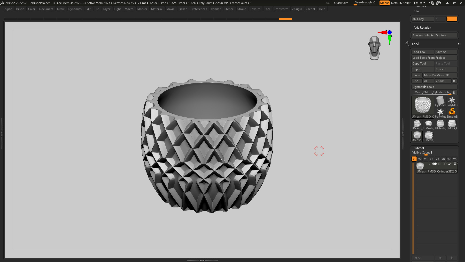 vase 3d print 364  3D print model_5
