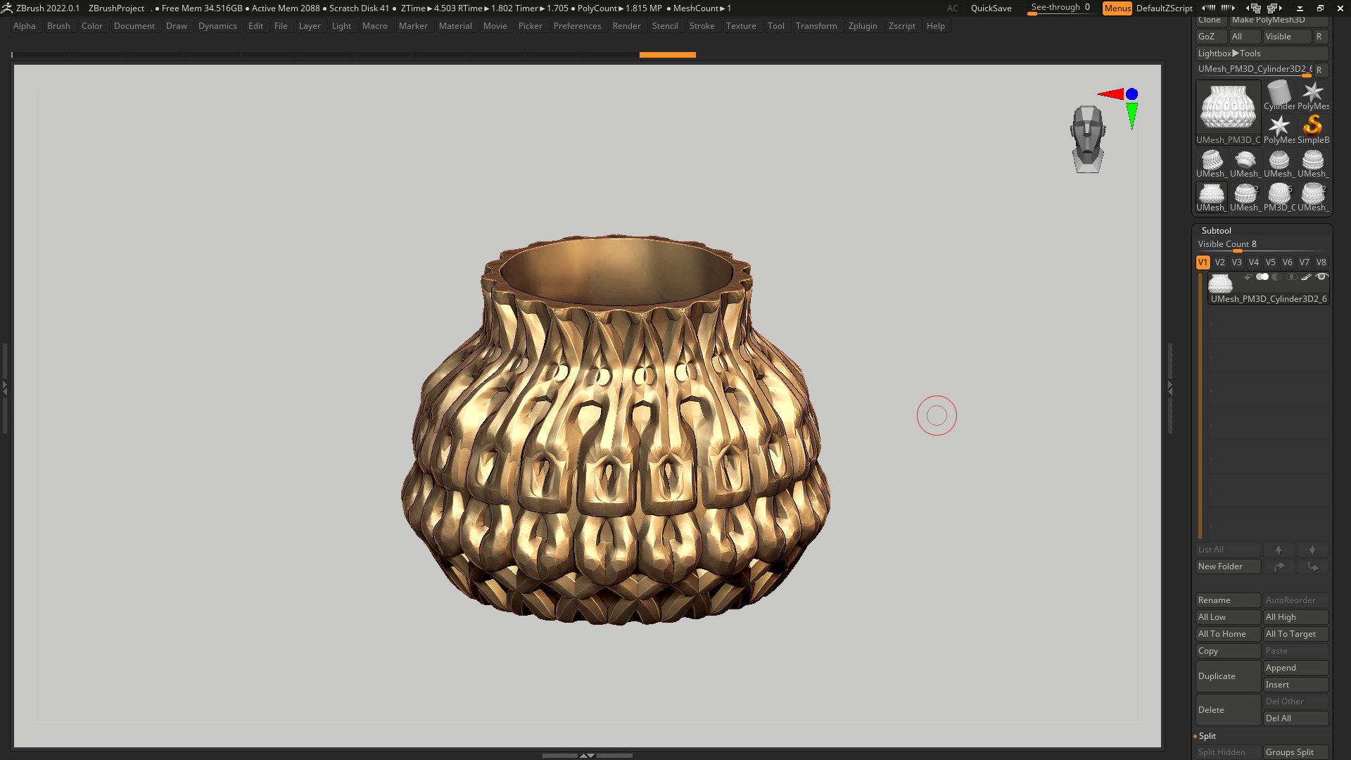 vase 3d print 362  3D print model_3