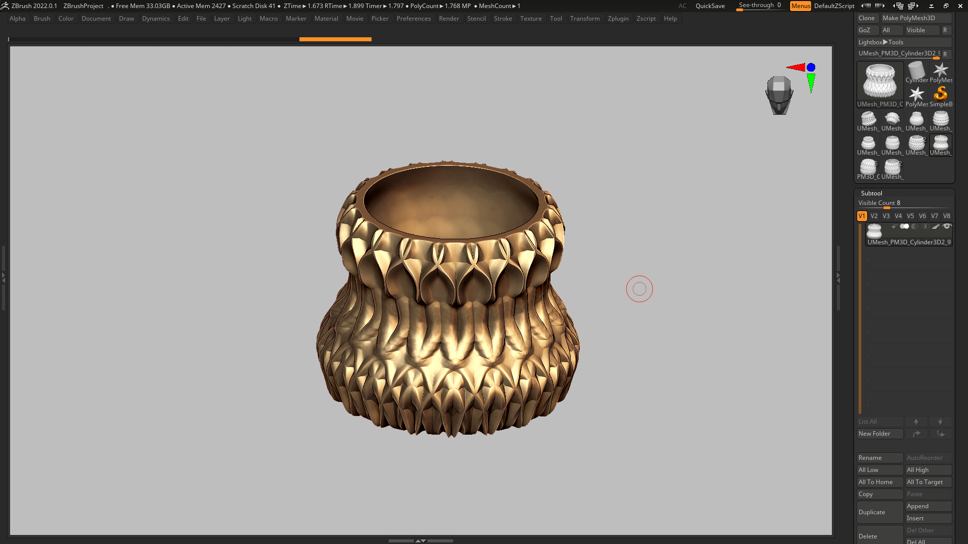 vase 3d print 358  3D print model_3