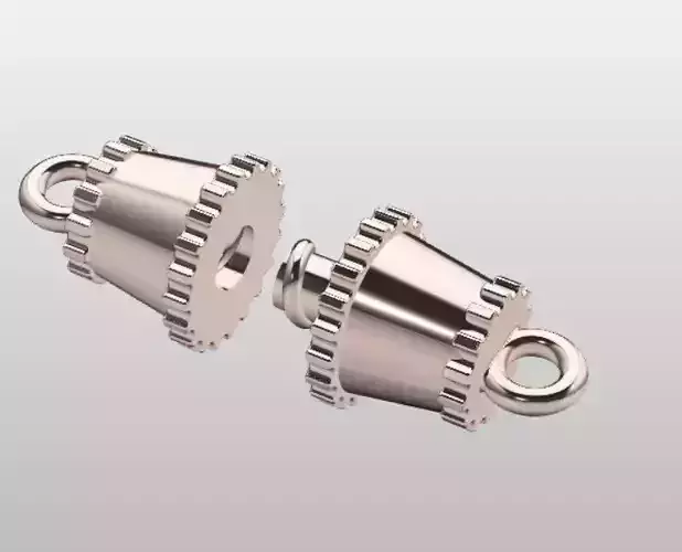 barrel screw clasp lock 3D print file 