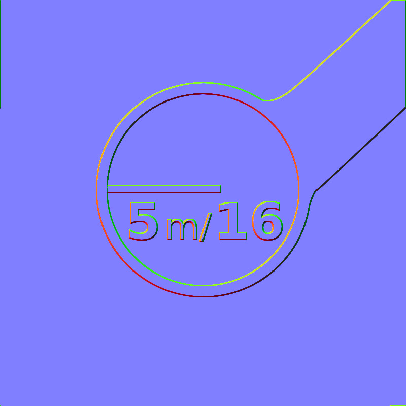 Tape measure Low-poly 3D model_11