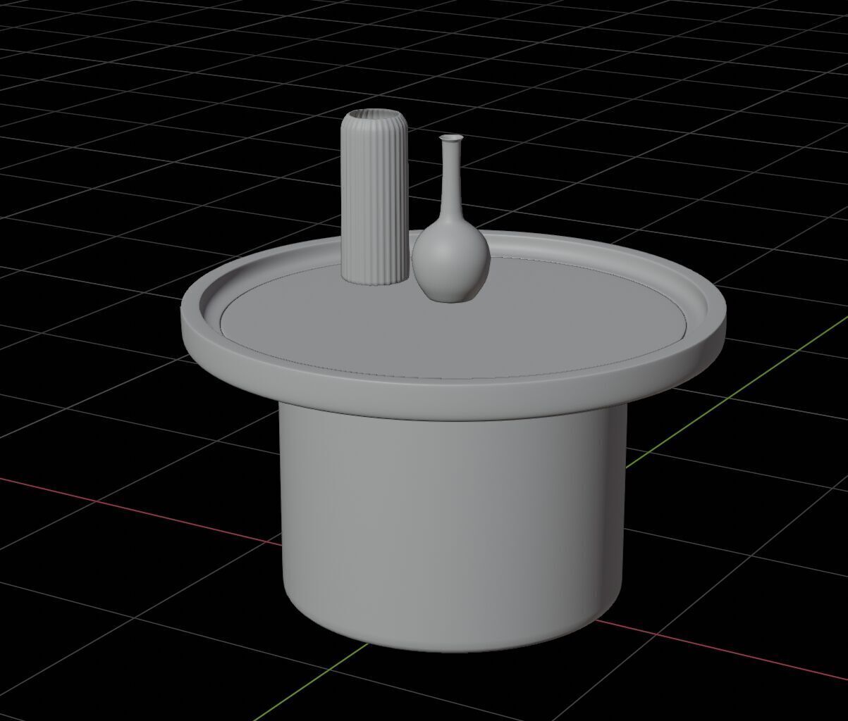 Livingroom Coffee Table 3D model_9