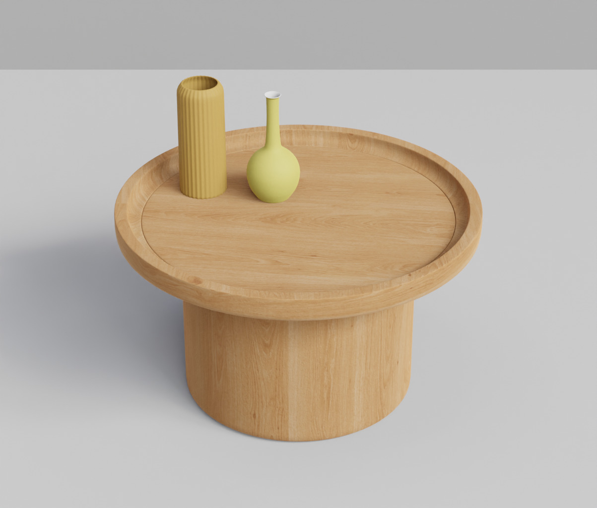 Livingroom Coffee Table 3D model_6